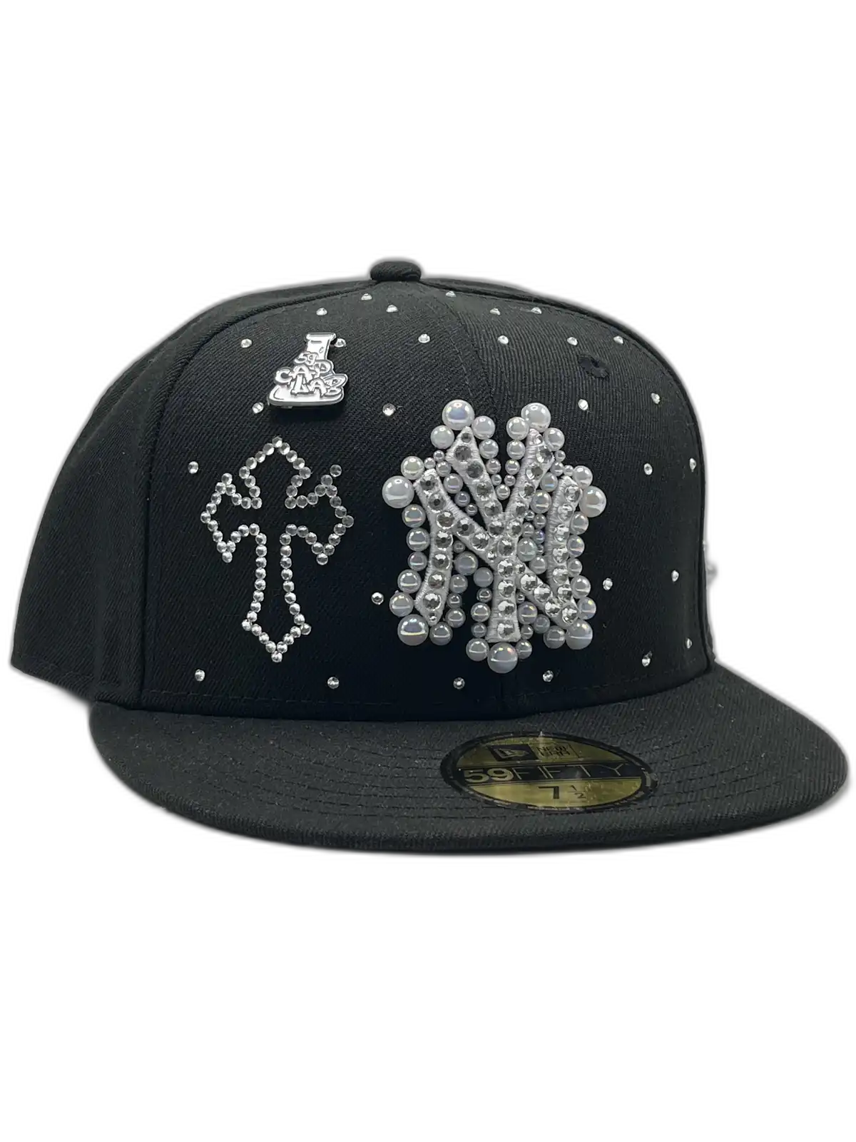 New York Black Fitted “Diamond Cross Combo”