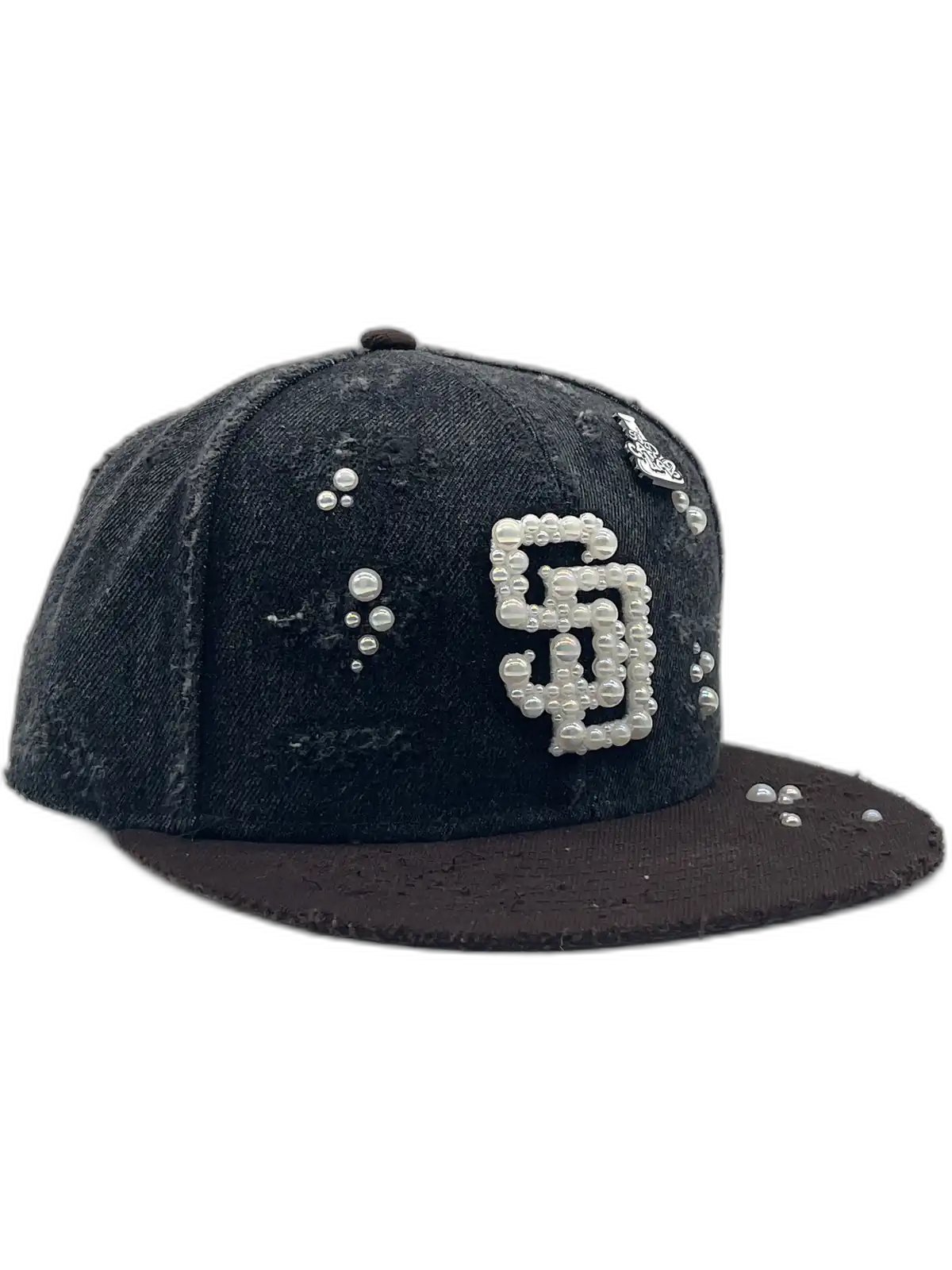 San Diego Fitted “Denim Pearls”