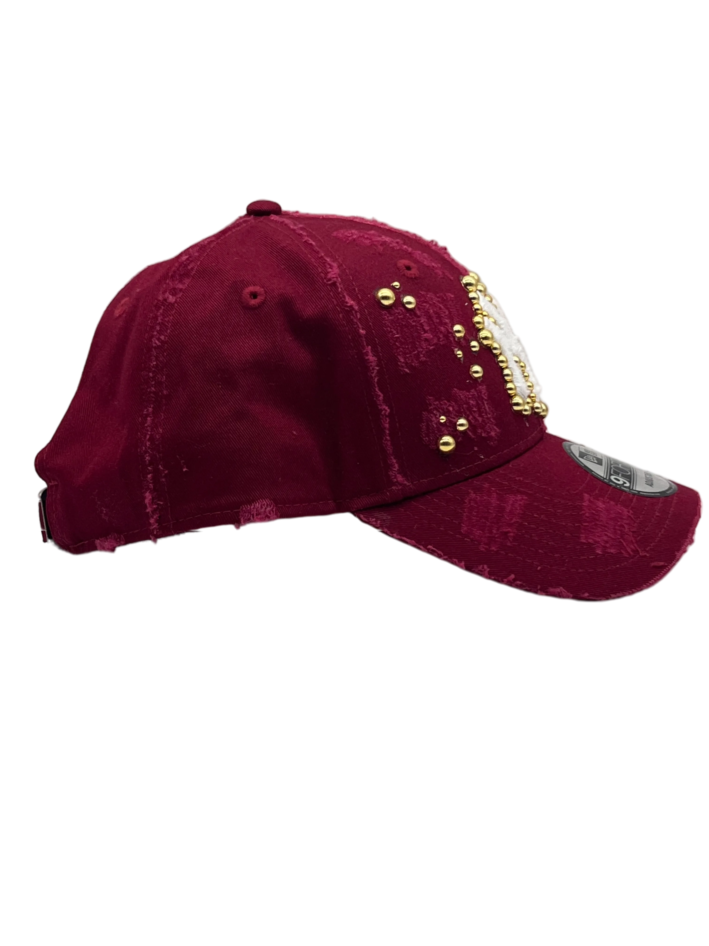 New York Bordeaux Curved "Golden Pearls"