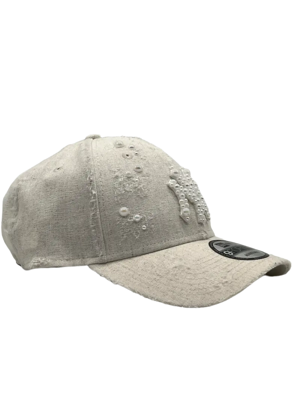 New York Cream Curved "White Pearls"