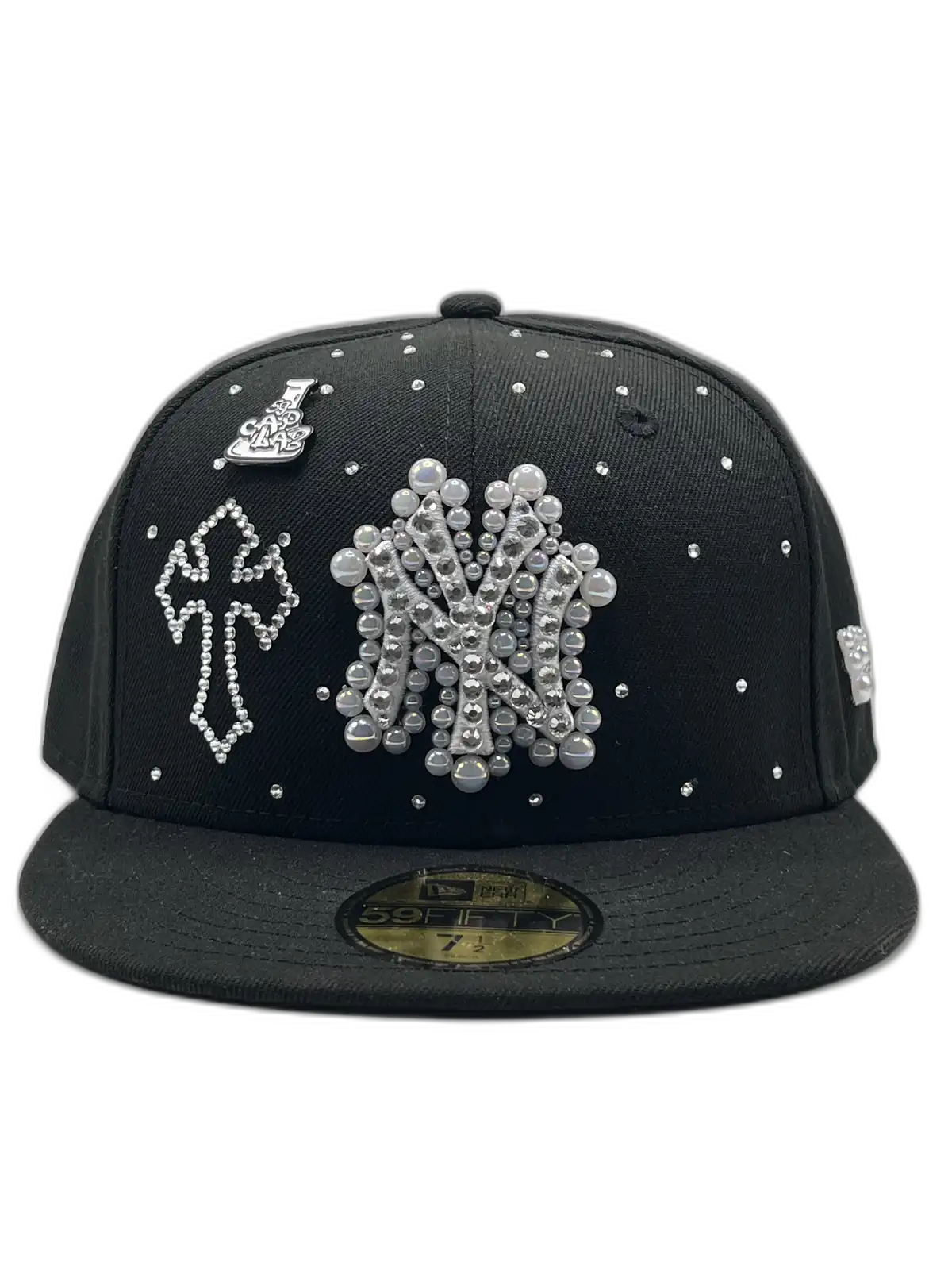 New York Black Fitted “Diamond Cross Combo”