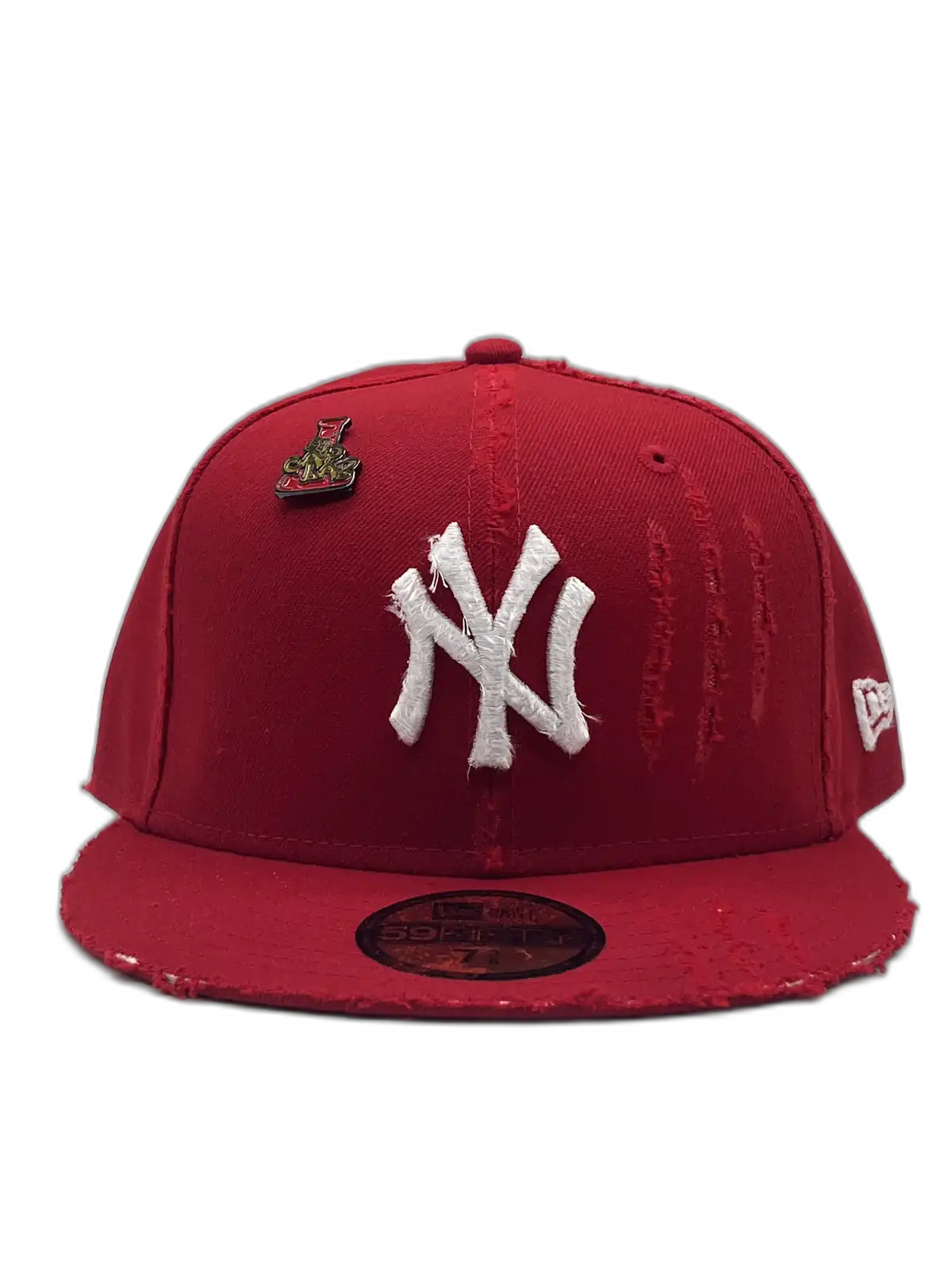 New York Red Fitted Scratched