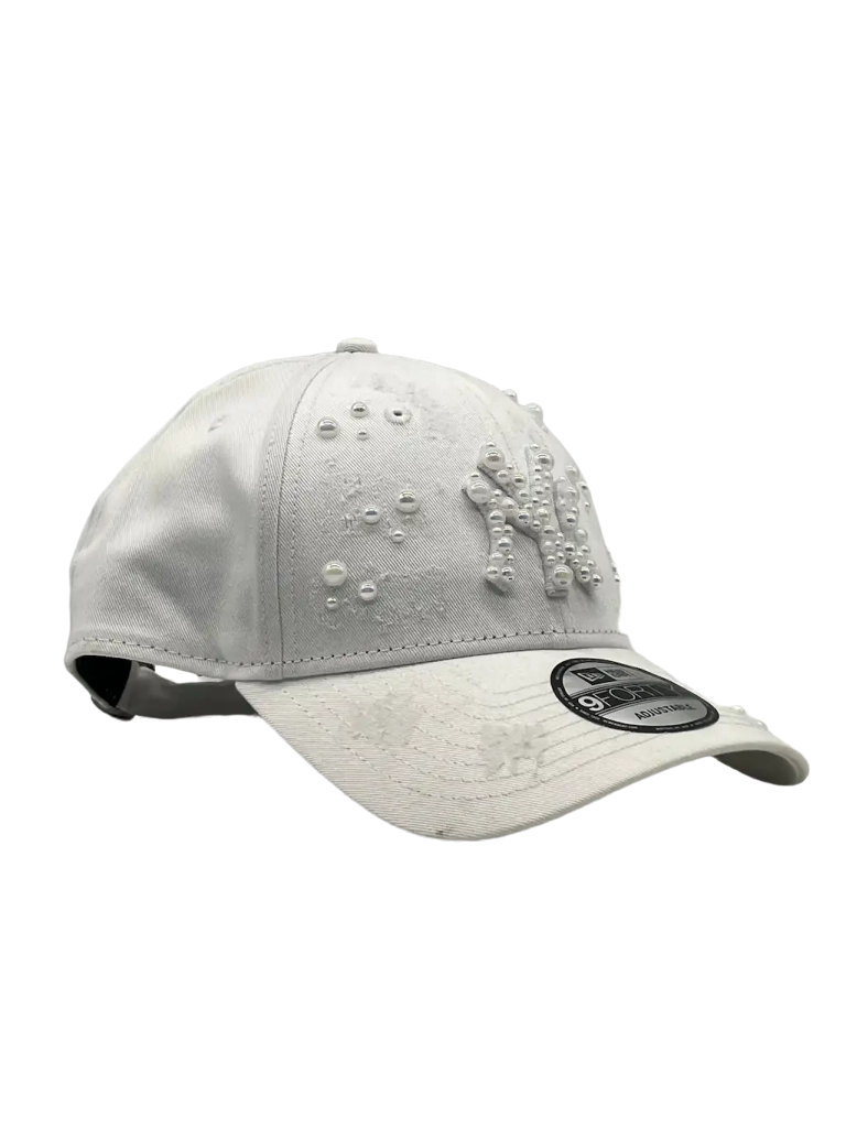 New York White Curved "White Pearls"