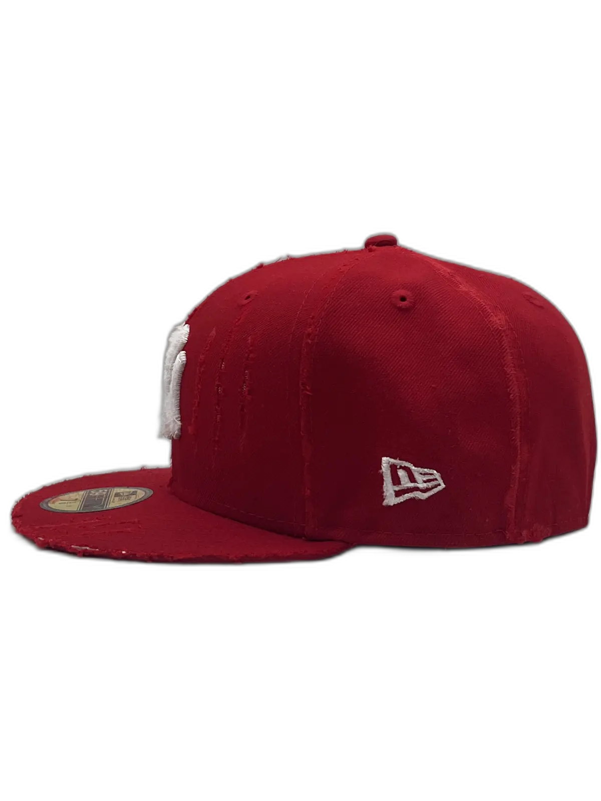New York Red Fitted Scratched