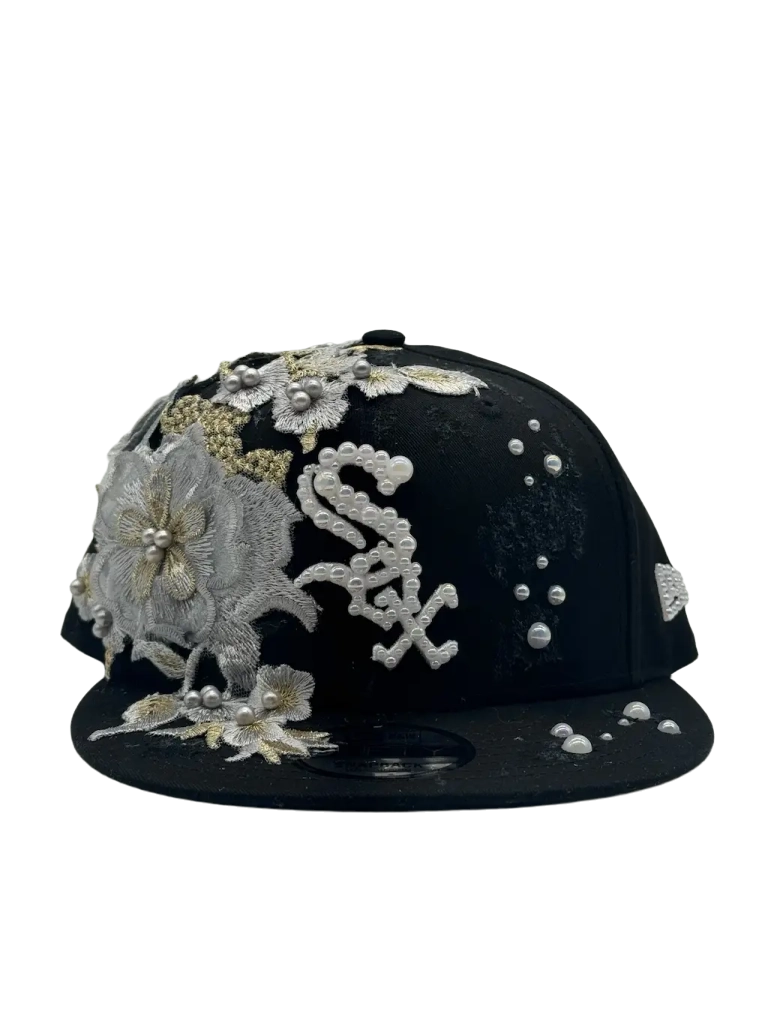SOX Black Snapback "Flowers Bouquet"