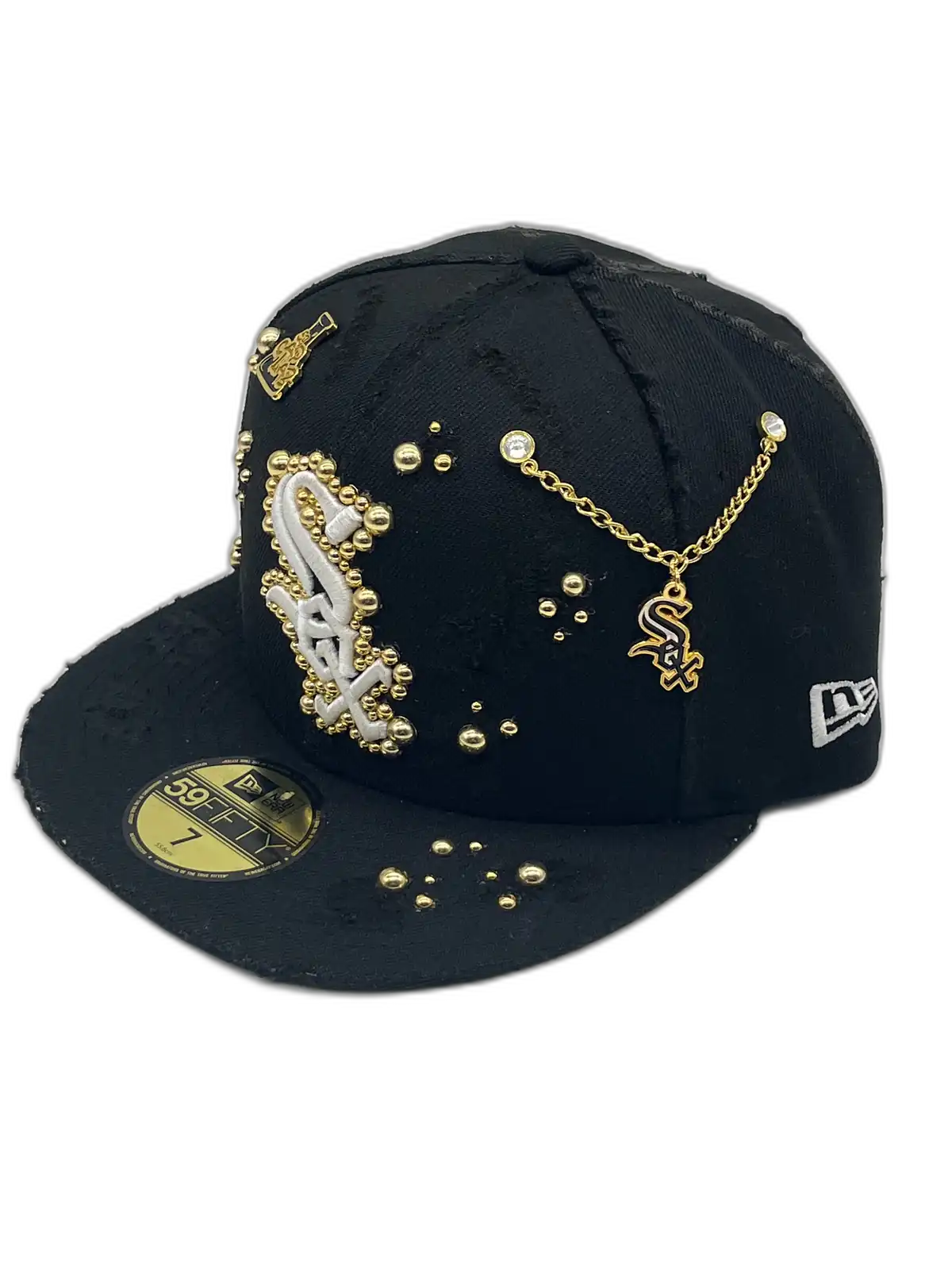 SOX Black Fitted “Golden Pearls”