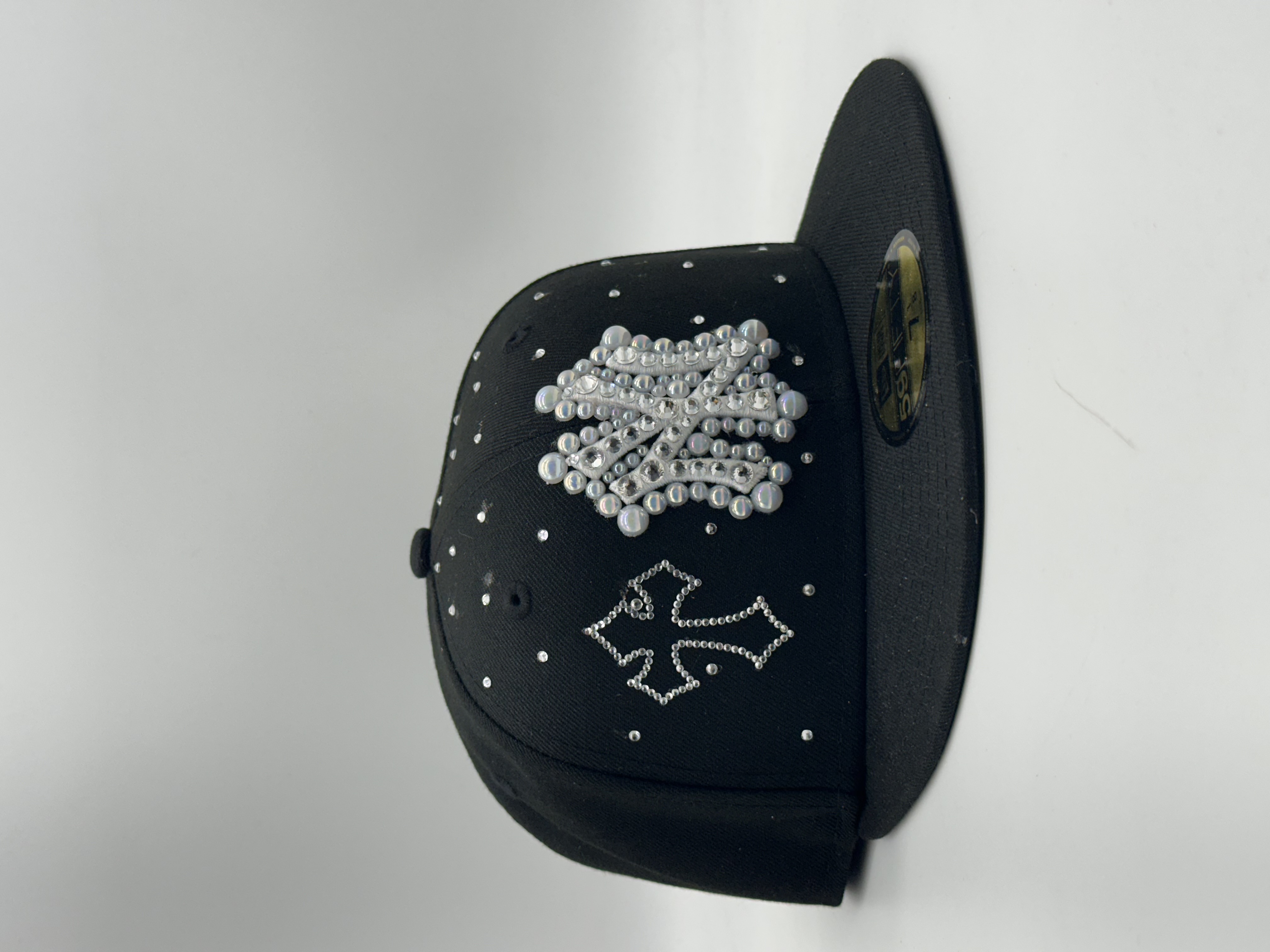 New York Black Fitted “DIAMOND CROSS COMBO”