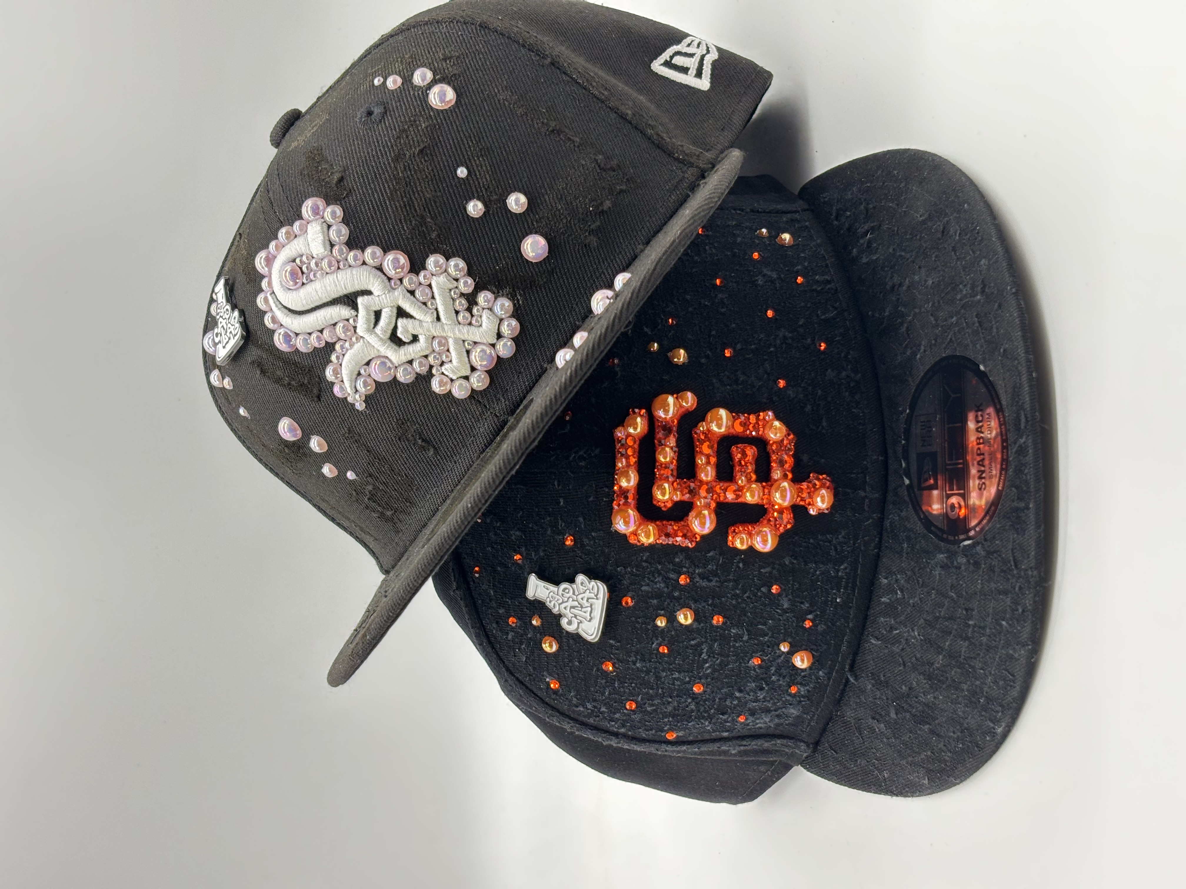 San Diego Padres Black&Orange Snapback "DISTRESSED EXTREME"