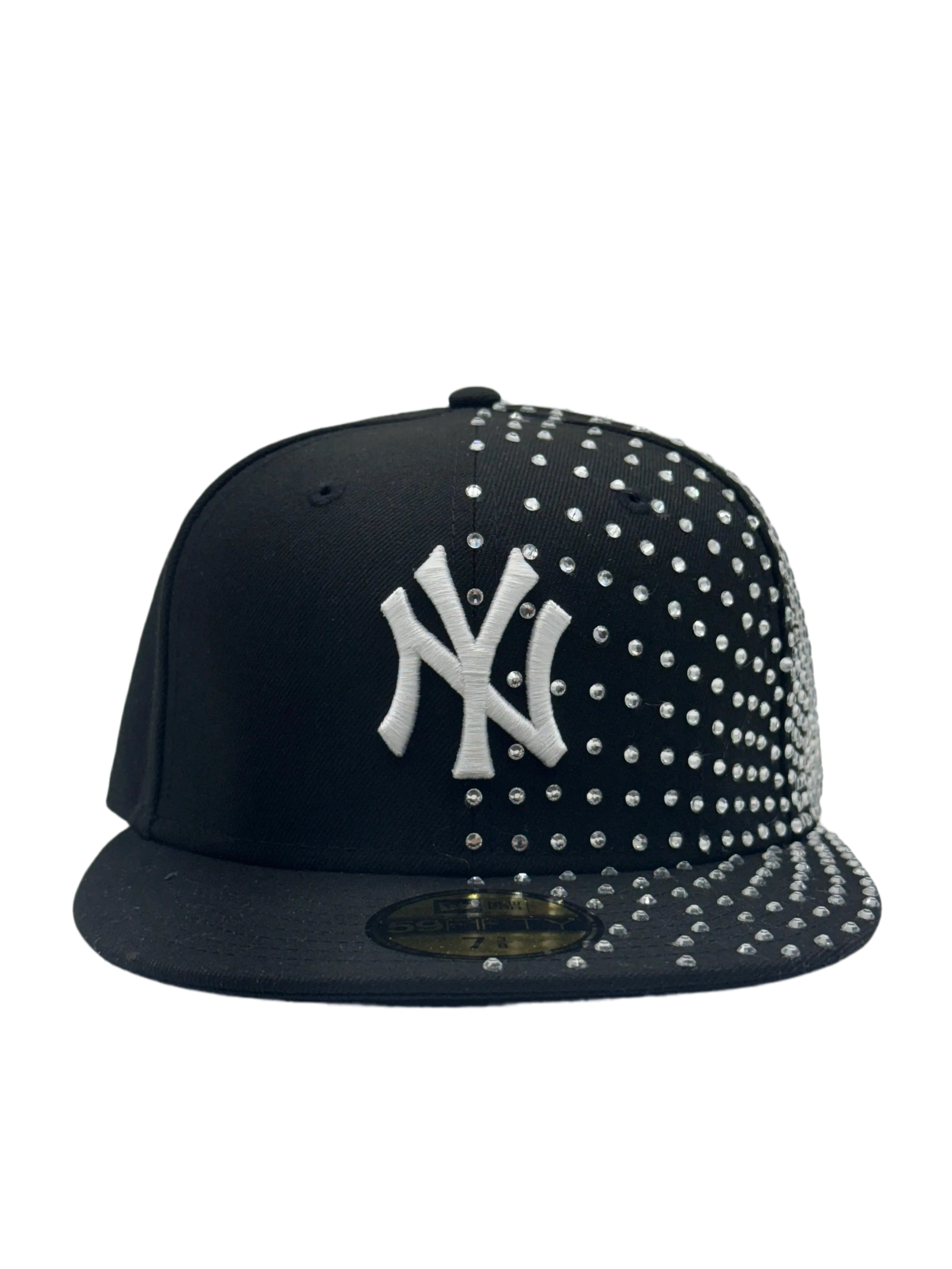 New York Black Fitted “GEM RAIN”