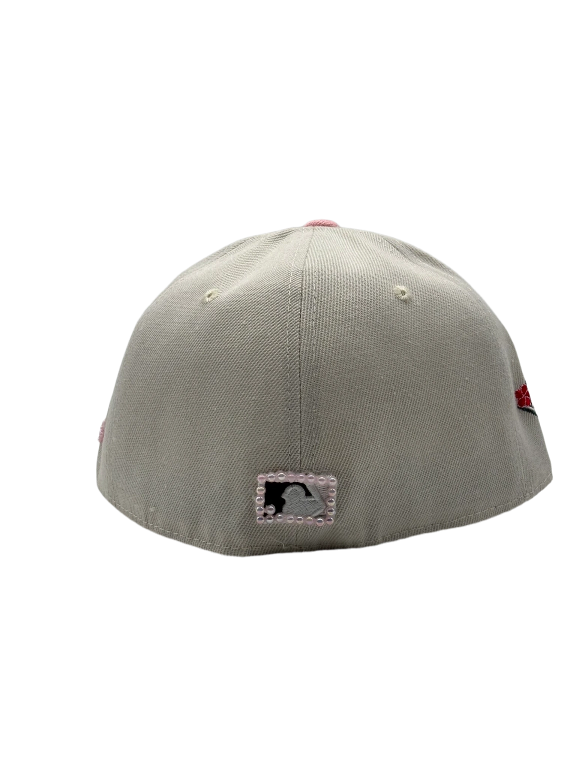 Los Angeles Cream Fitted "Pink Pearls"