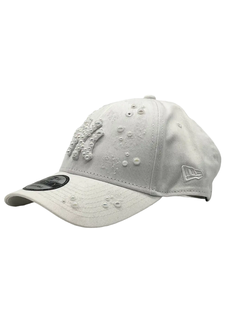 New York White Curved "White Pearls"