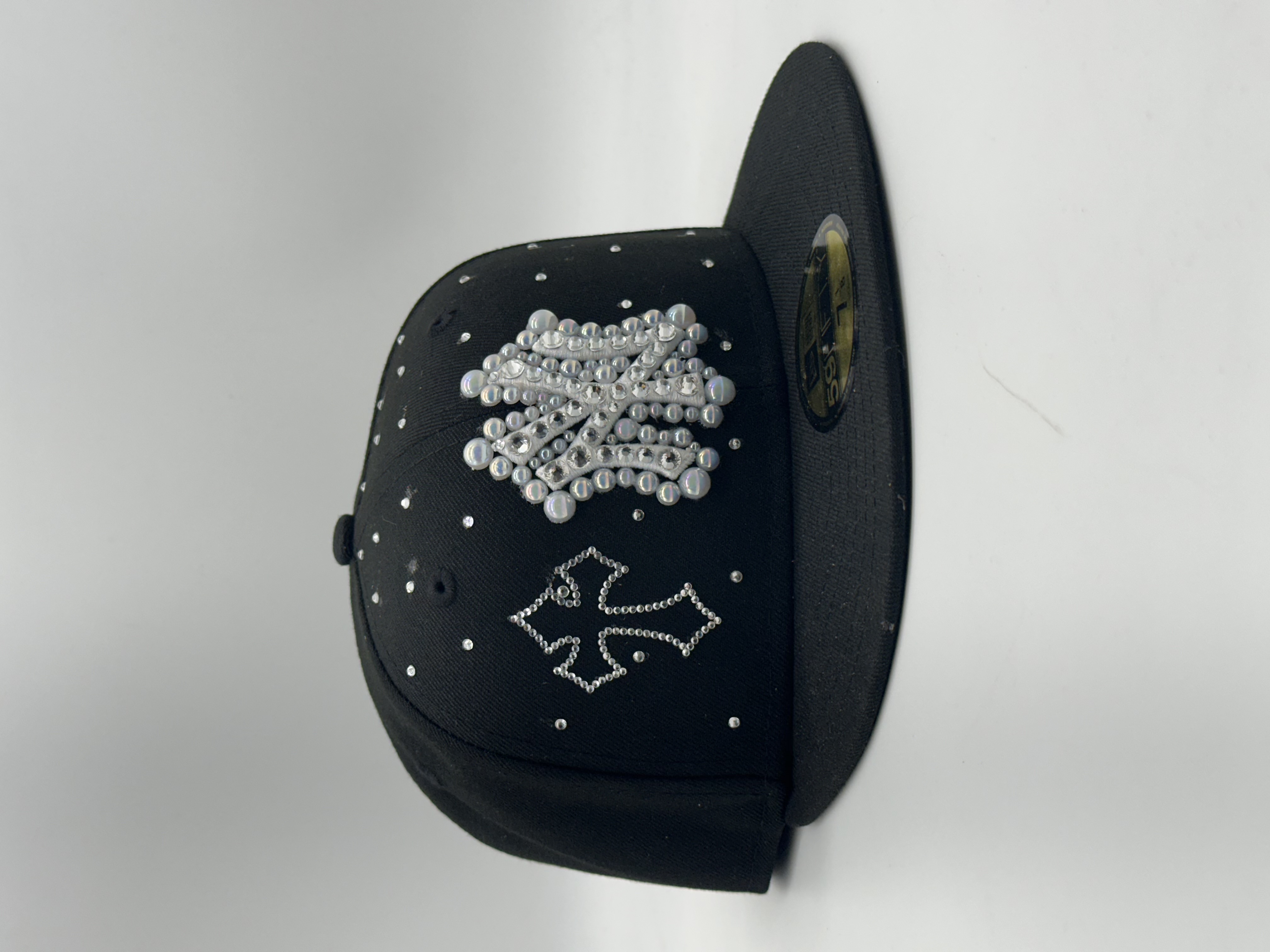 New York Black Fitted “DIAMOND CROSS COMBO”