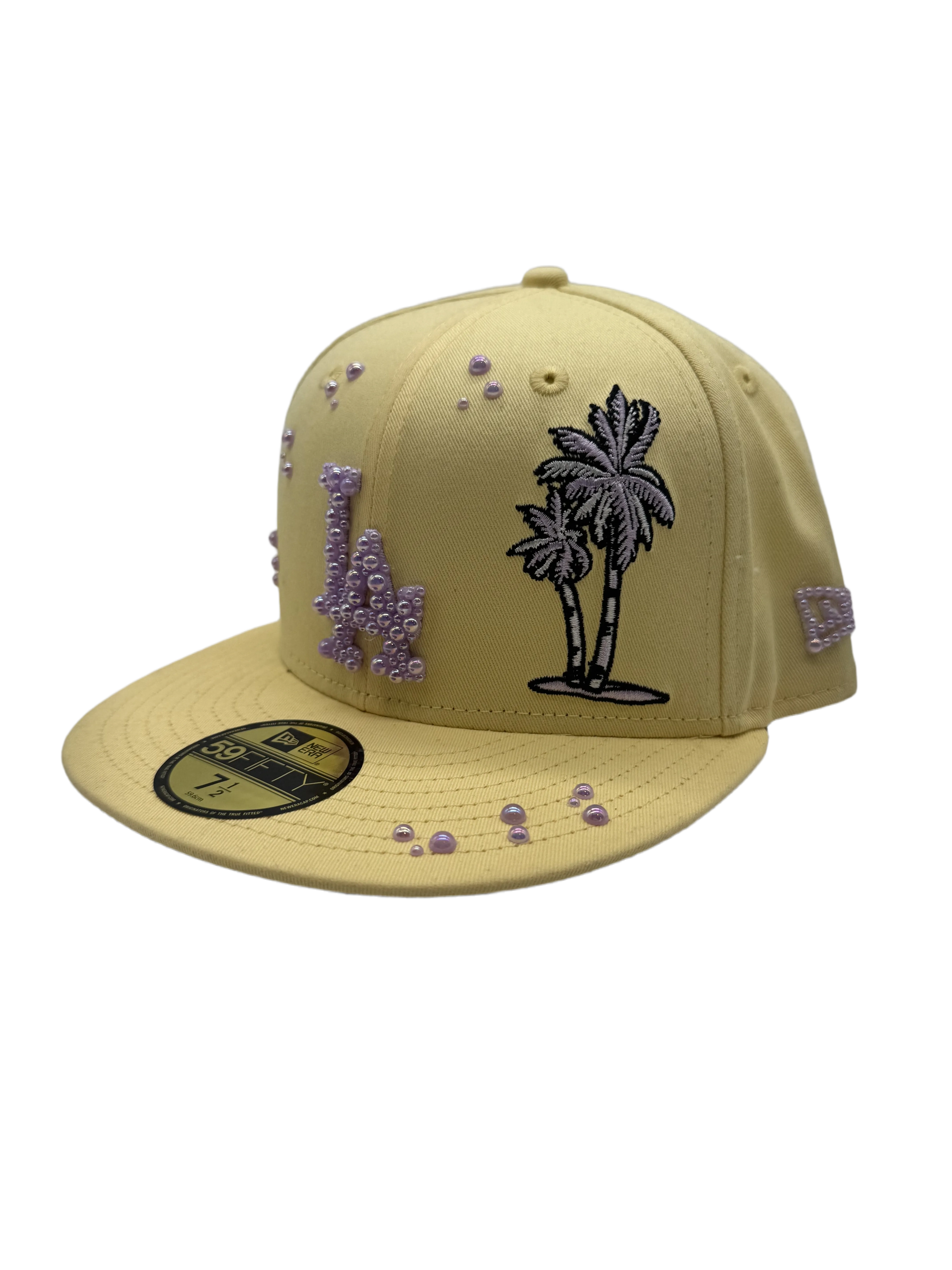 Los Angeles Yellow Fitted "Amethyst"