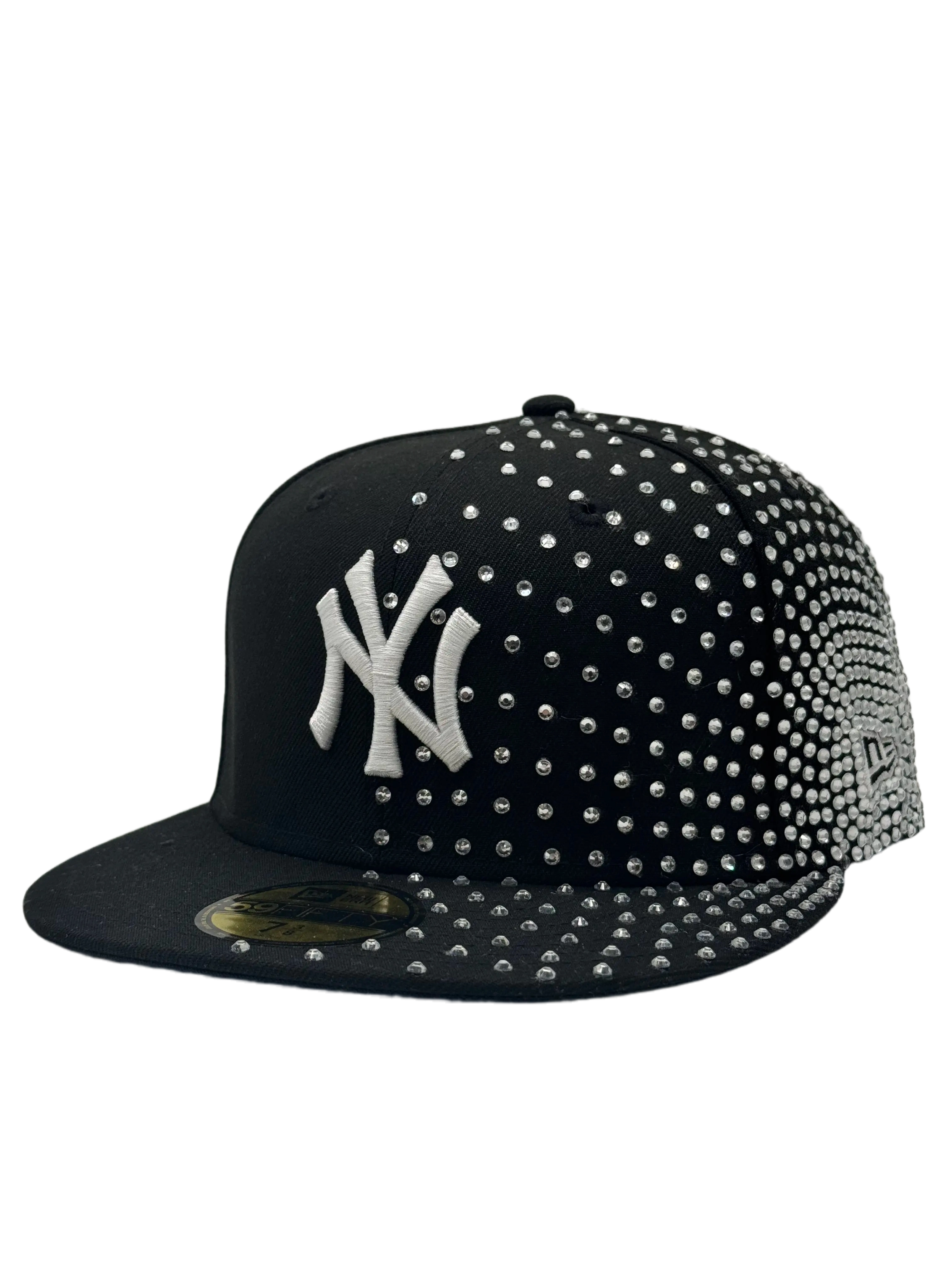 New York Black Fitted “GEM RAIN”