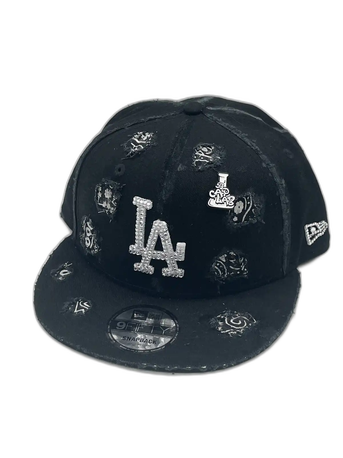 Los Angeles Black Snapback "Black Bandana"