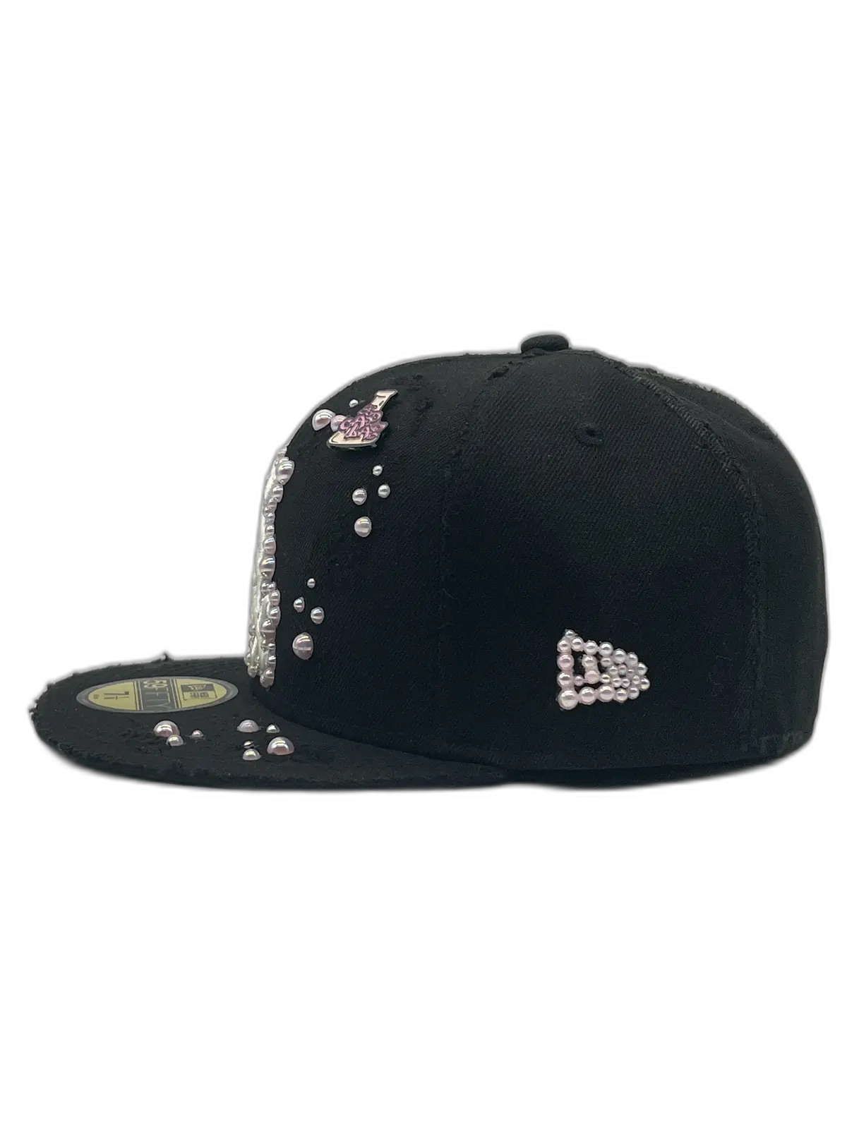 Chicago White Sox Black Fitted “Pink Pearls”