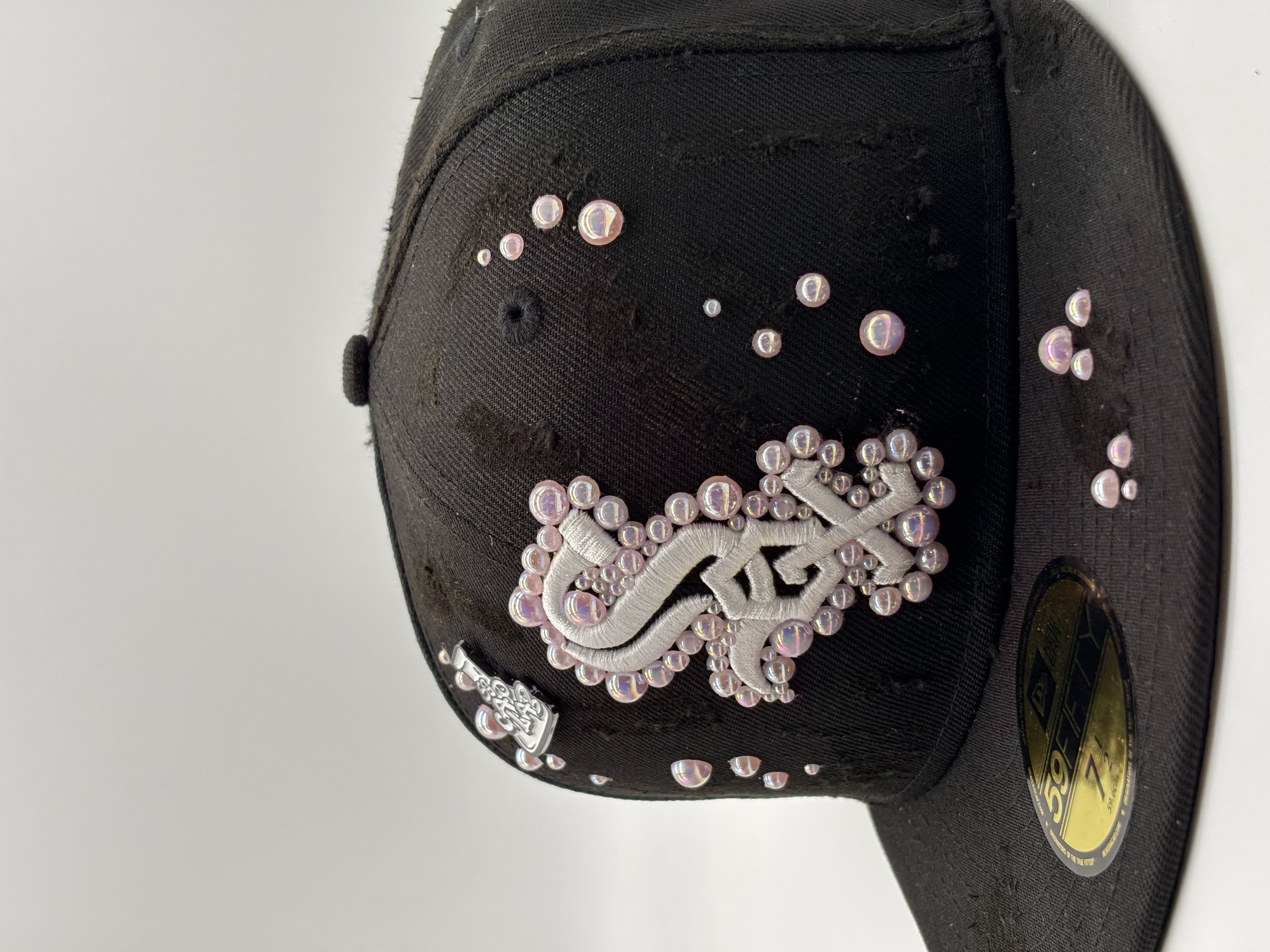 Chicago White Sox Black Fitted “PINK PEARLS”