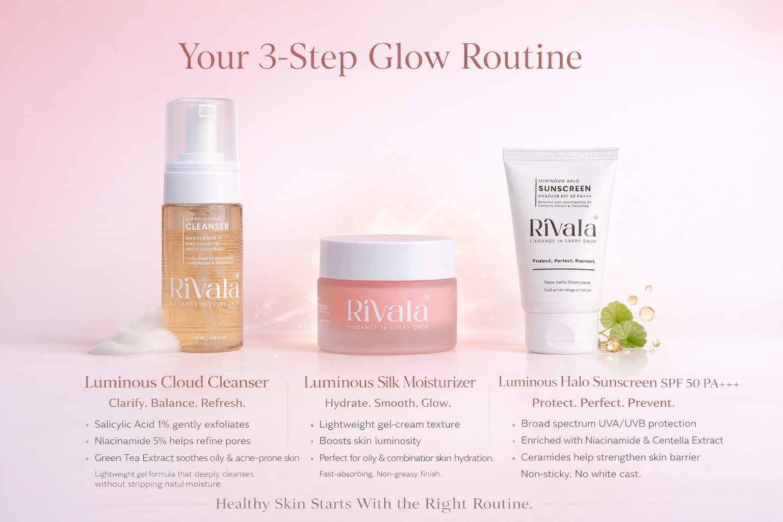 Rivala Skincare Trio