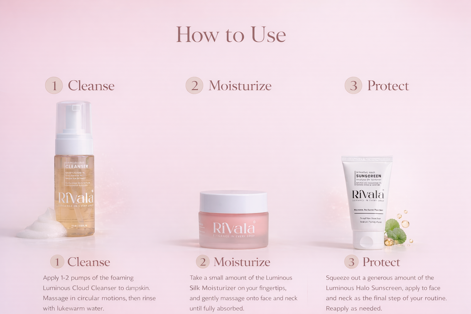 Rivala Skincare Trio