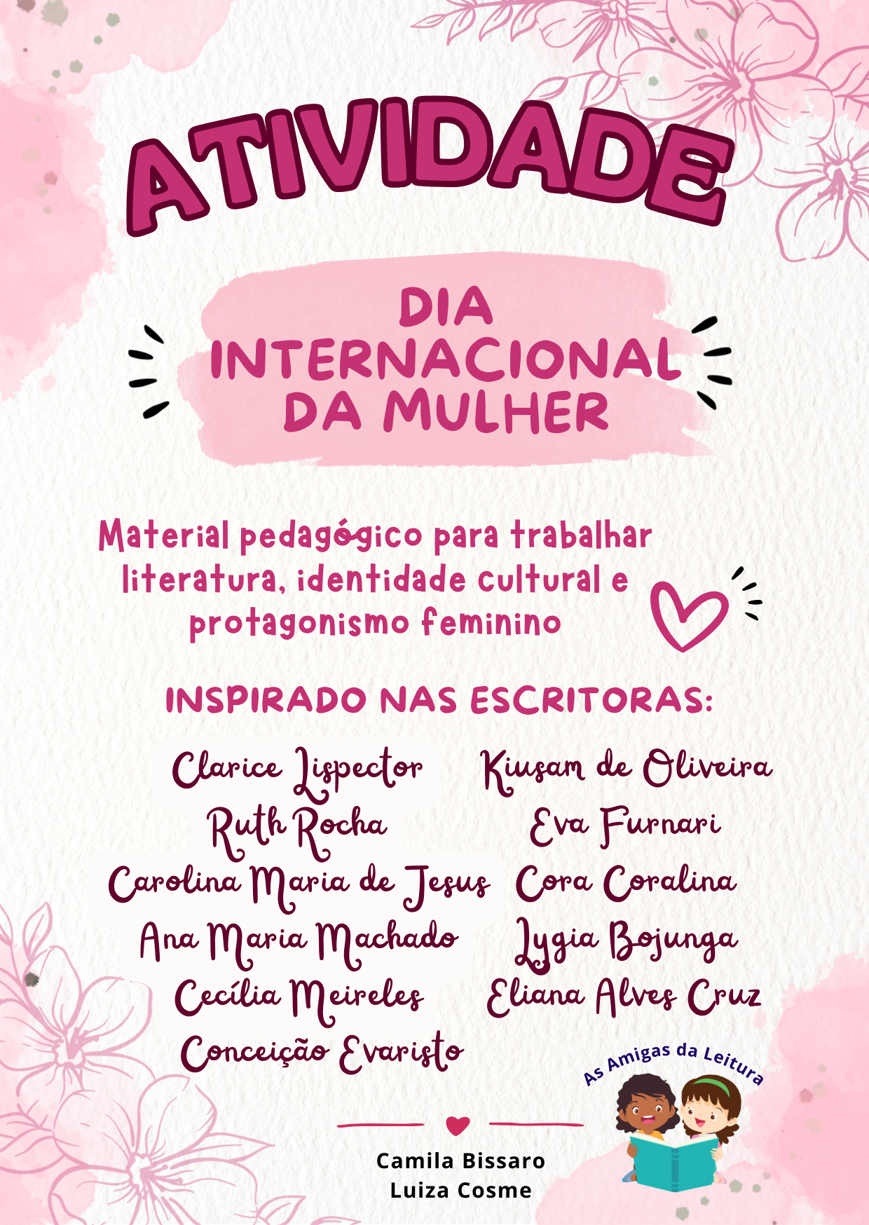 Atividade sobre o dia internacional da mulher