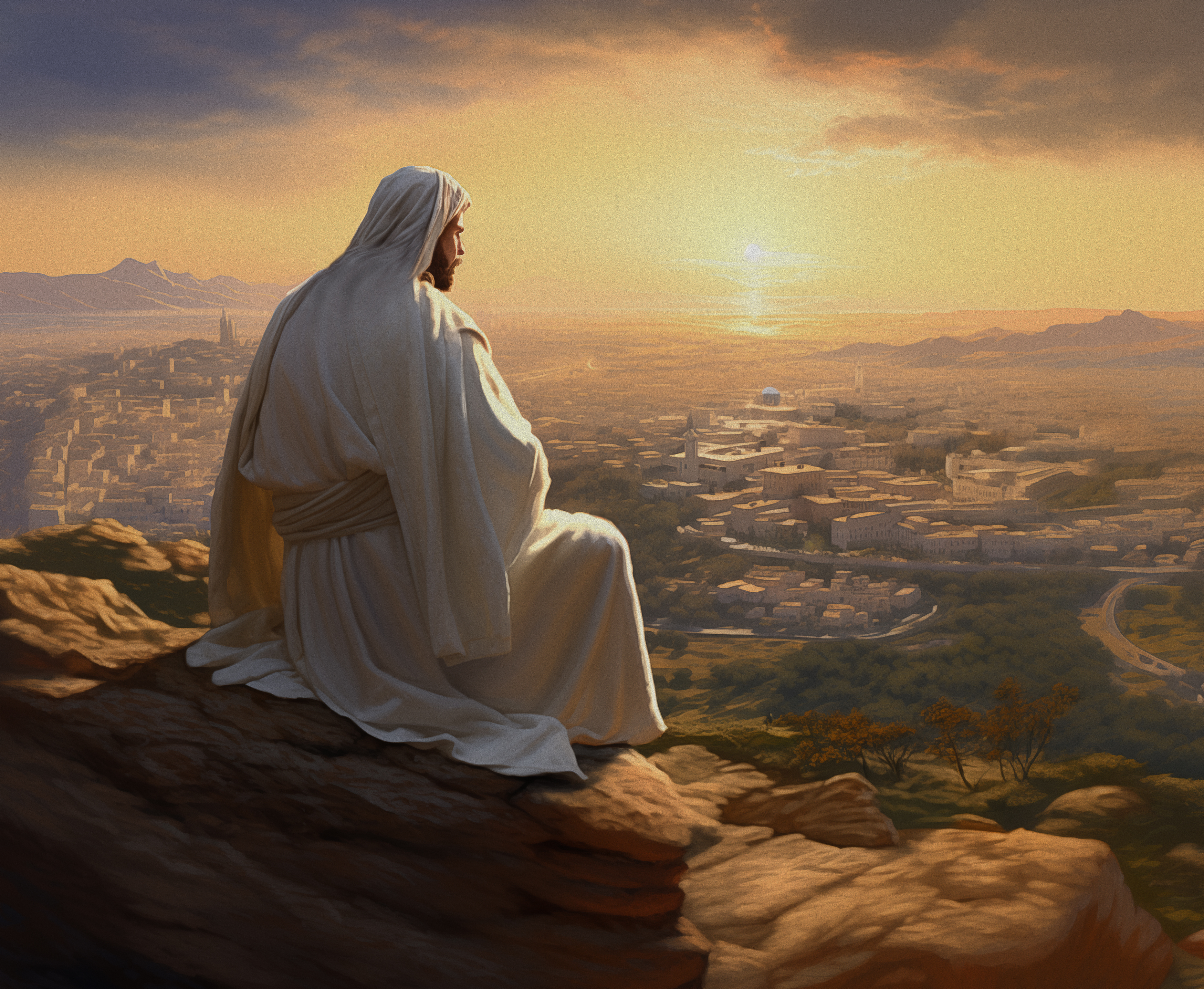 The Guardian digital painting 16x20 print Signed by Artist