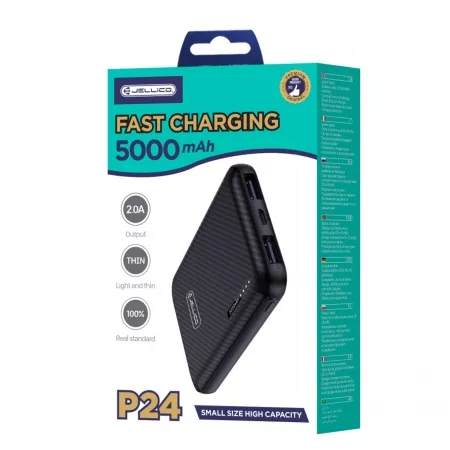 betterie externe (poxer bank) 500mAh 10w Jellico P24