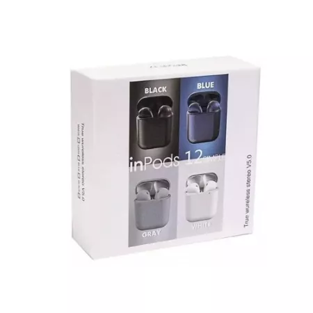 Écouteurs sans fil bluetooth TWS INPODS 12 blanc