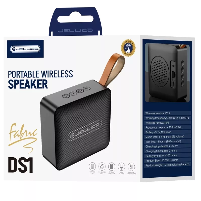 Enceinte sans fil bluetooth JELLICO DS1