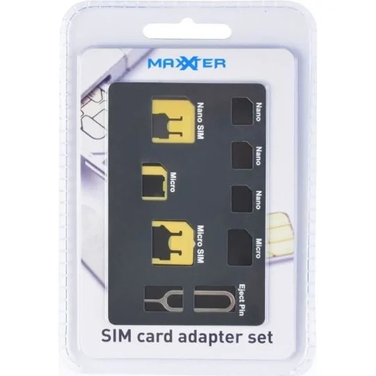 sim card adapteru set maxxter