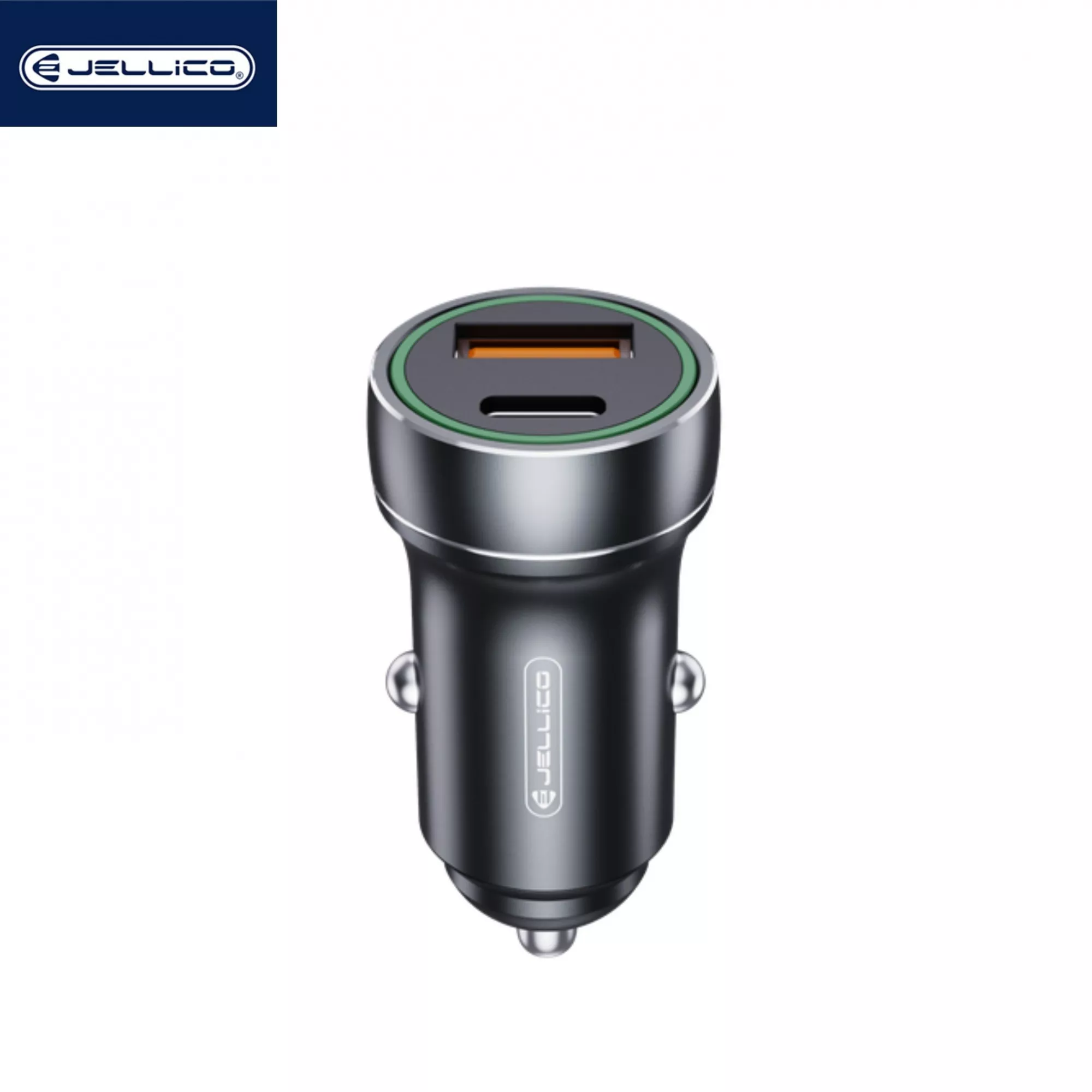 chargeur voiture usb-c et usb jellico 20w