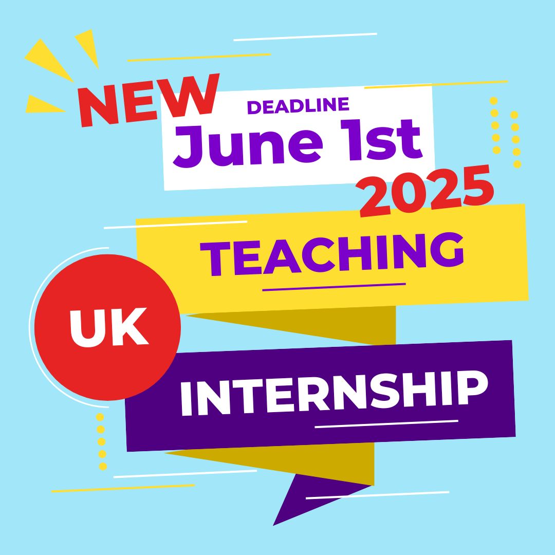 Teaching Internship - Multiple UK Locations - Deadline June 1st, 2025