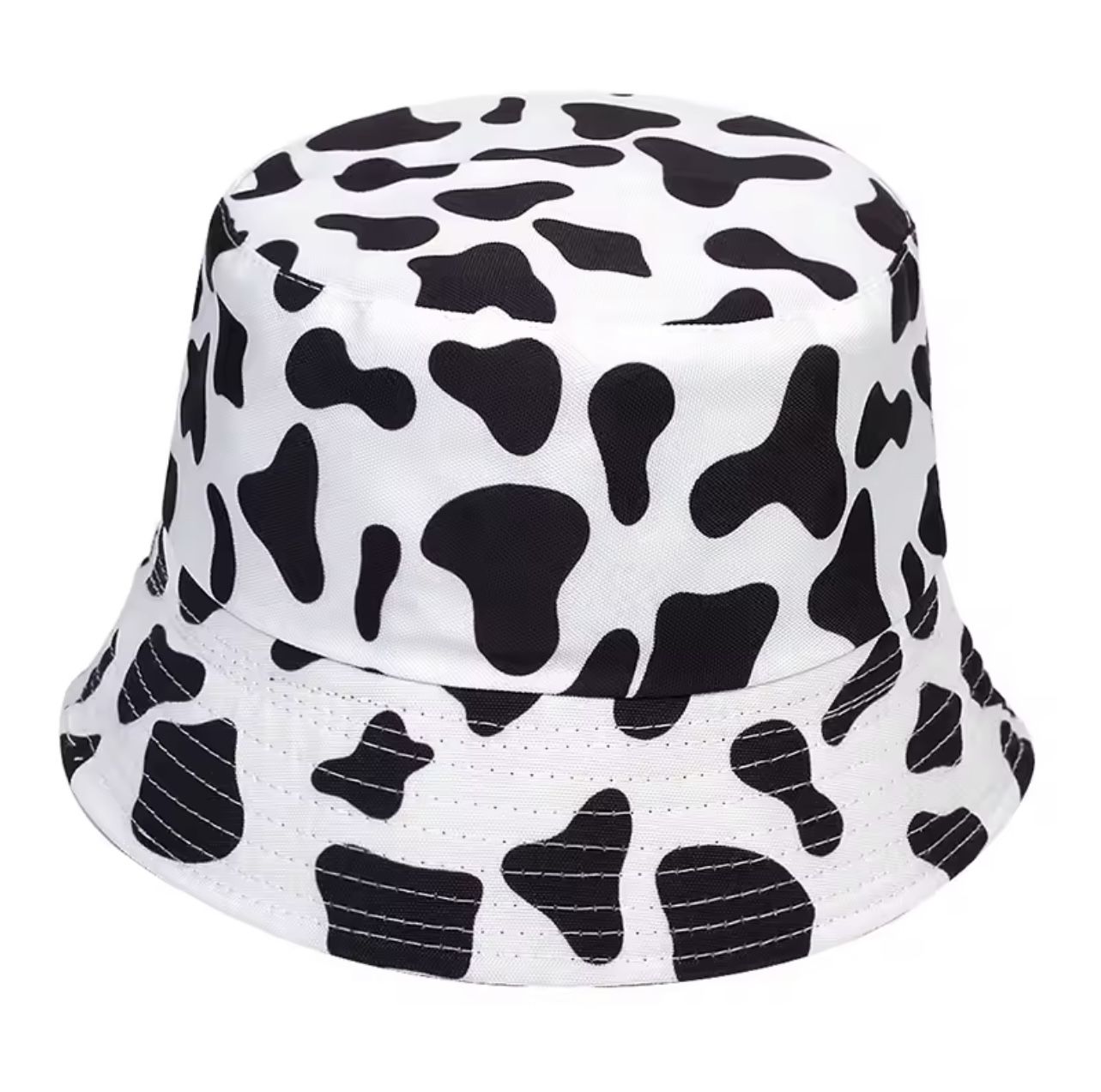 Reversible Cow Print Bucket Hat