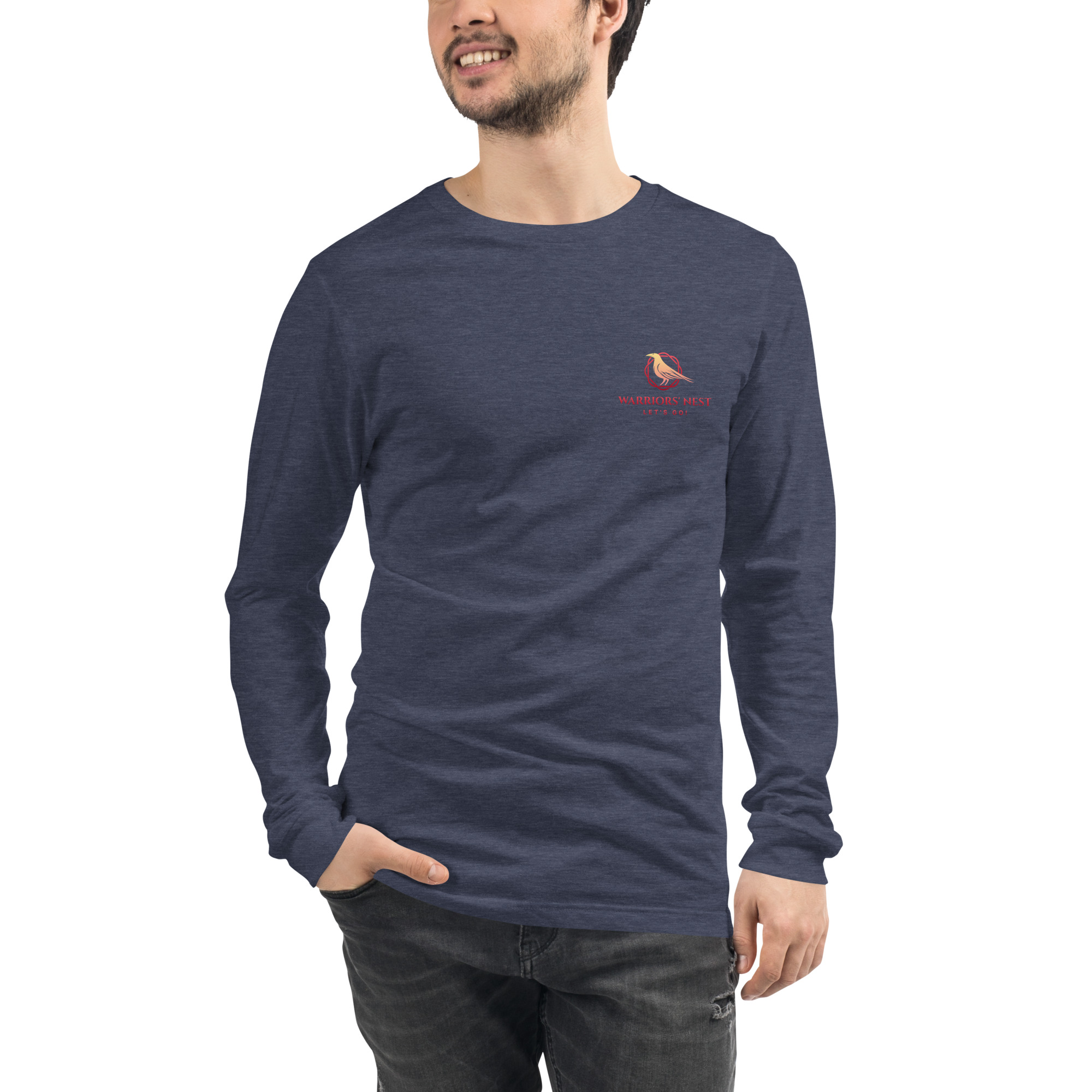 Warriors Nest Logo on Unisex Long Sleeve T-Shirt