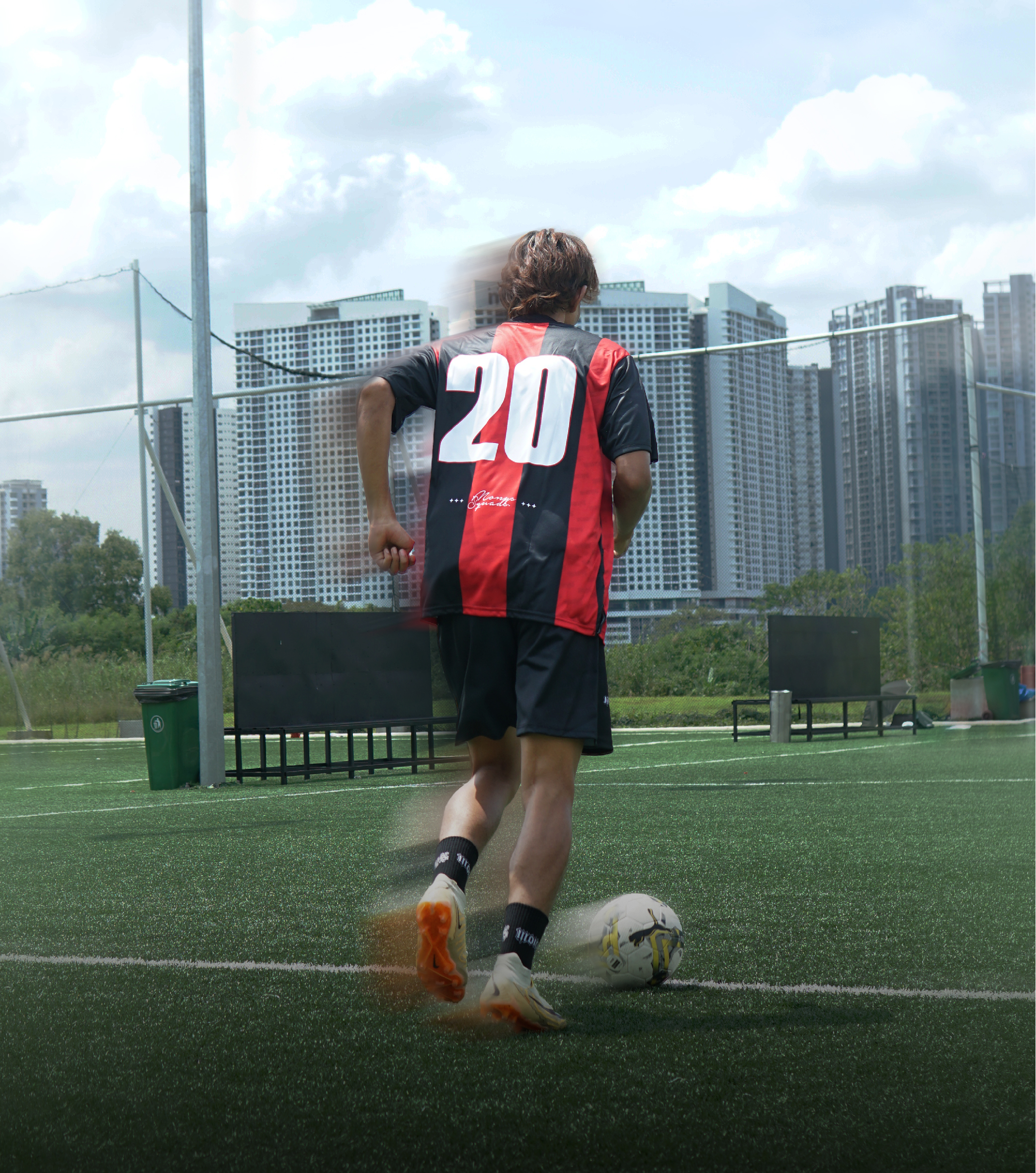 NYC: Red Stripes Jersey