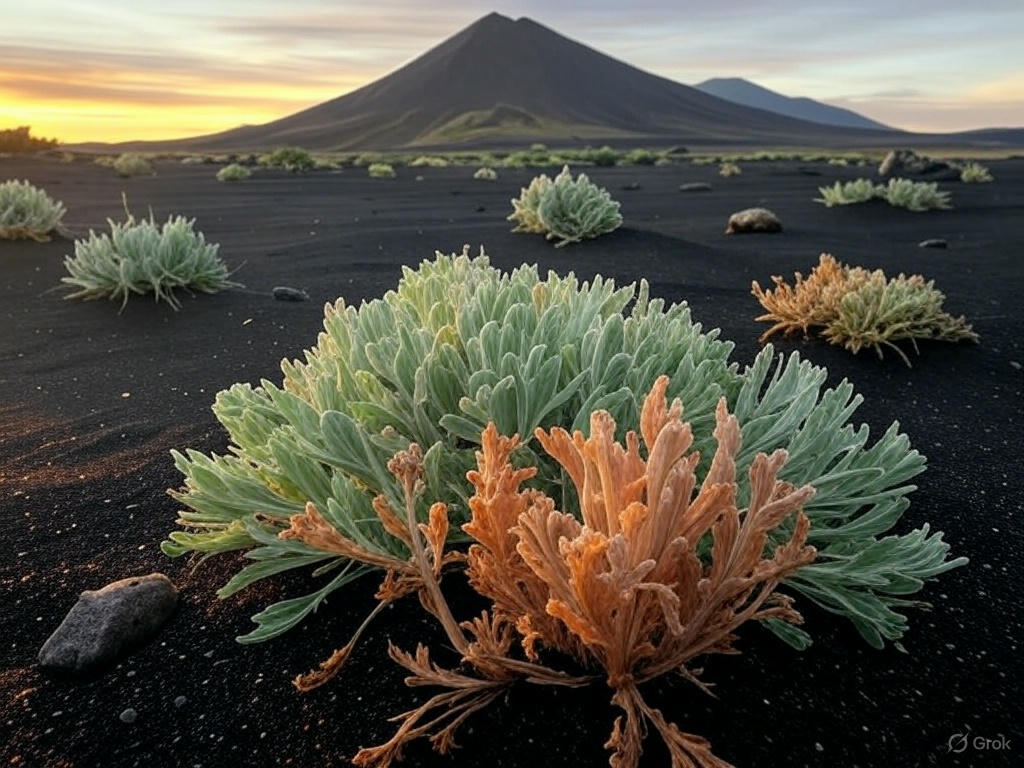 Volcanic Sand and sage