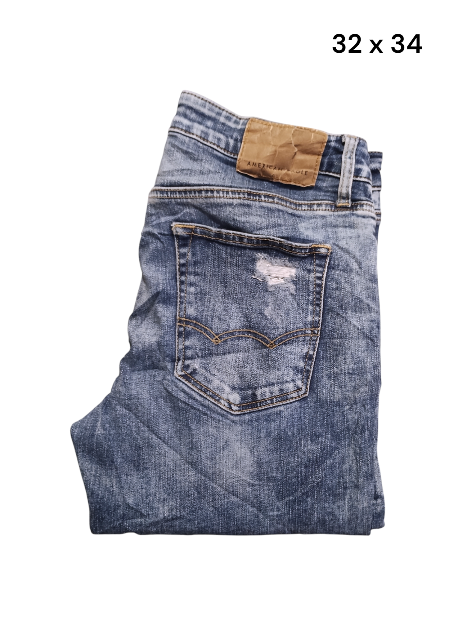 Pantalon Mezclilla hombre AMERICAN EAGLE TALLA 32 x 34
