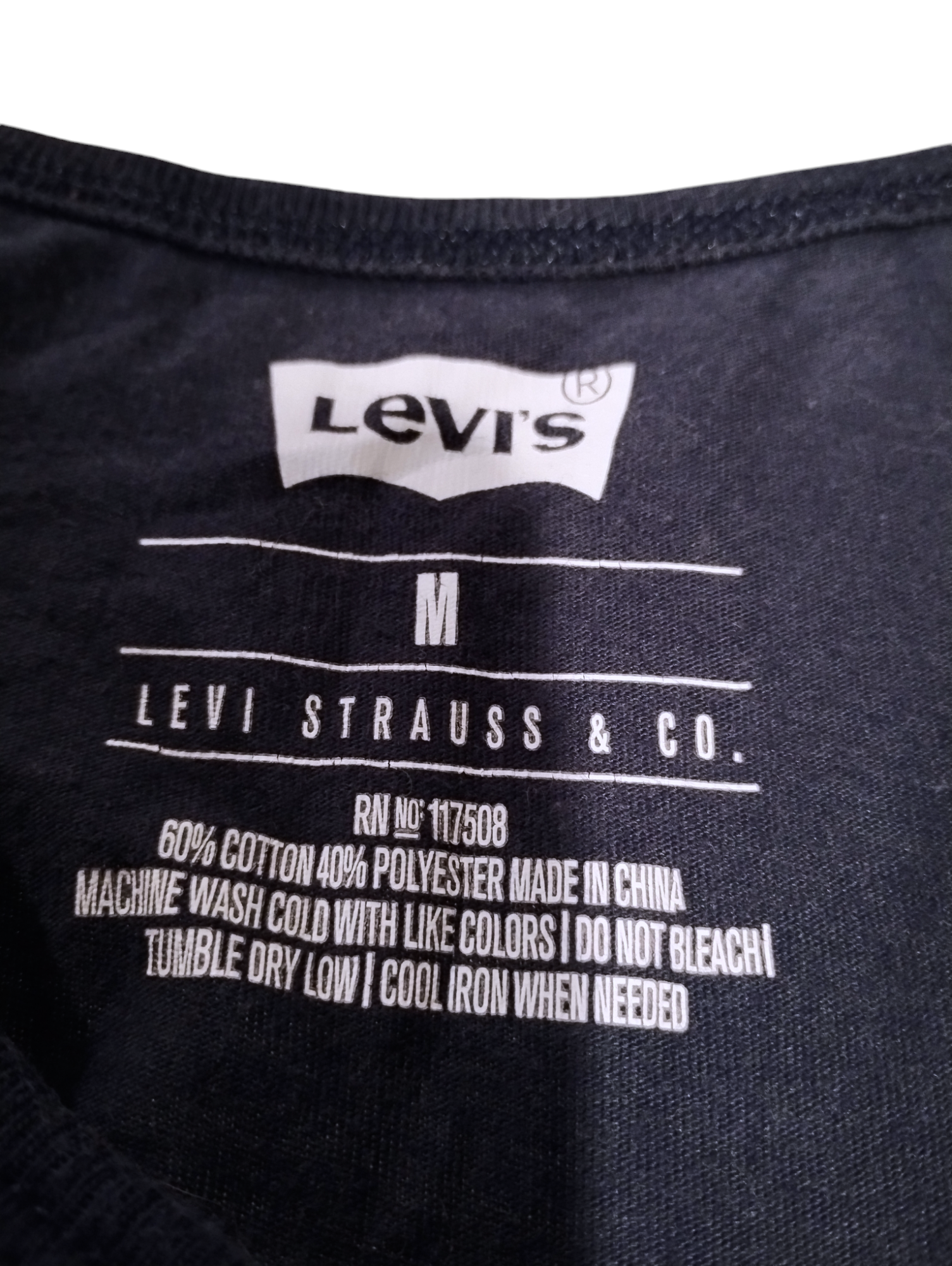 Playera tirantes Unisex LEVIS T-M