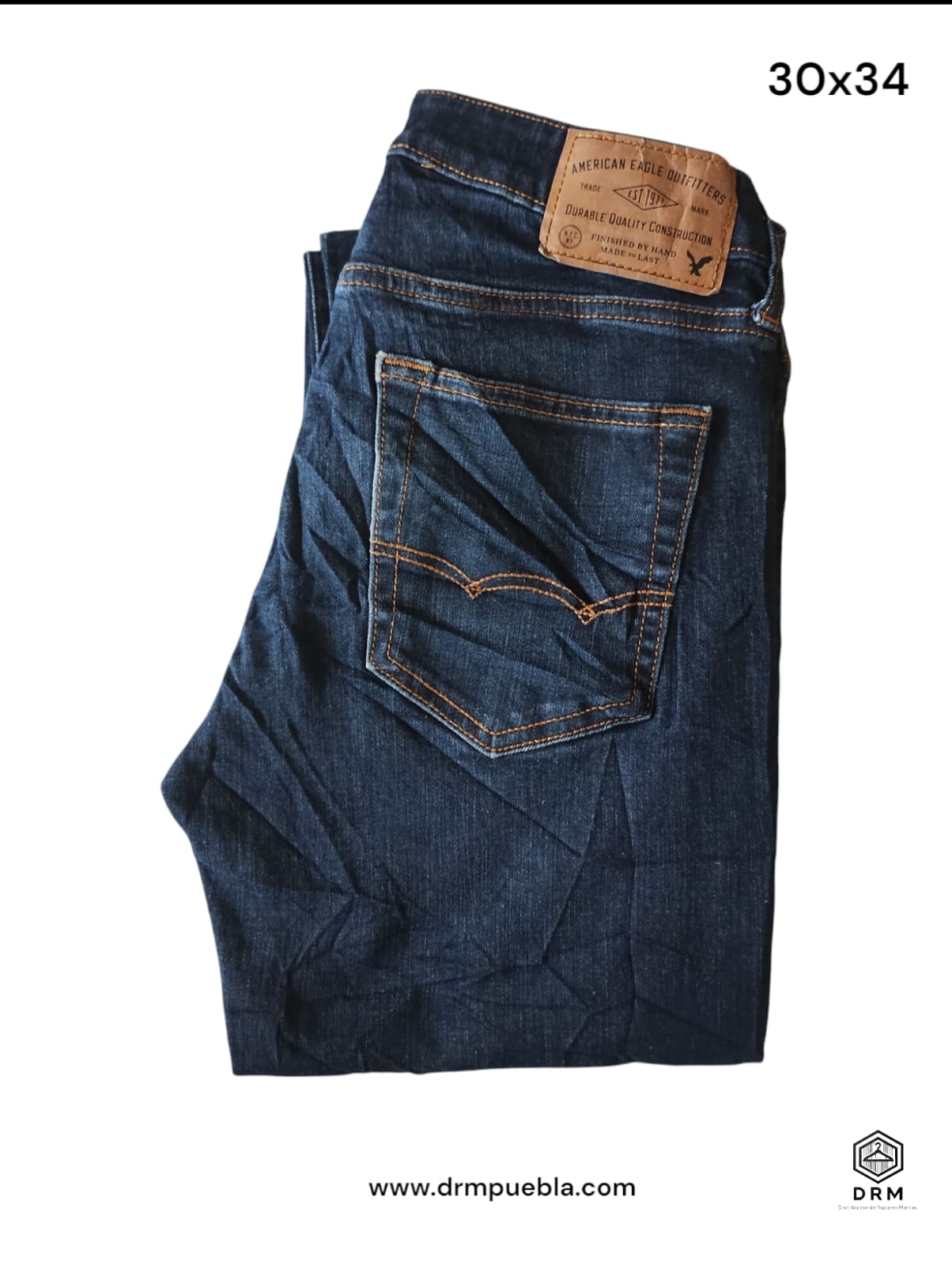Pantalon mezclilla hombre AMERICAN EAGLE T-30 X 34