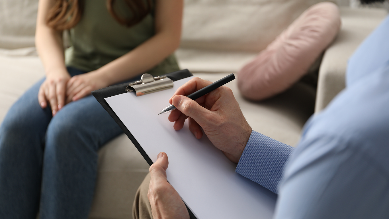 Séance de psychothérapie