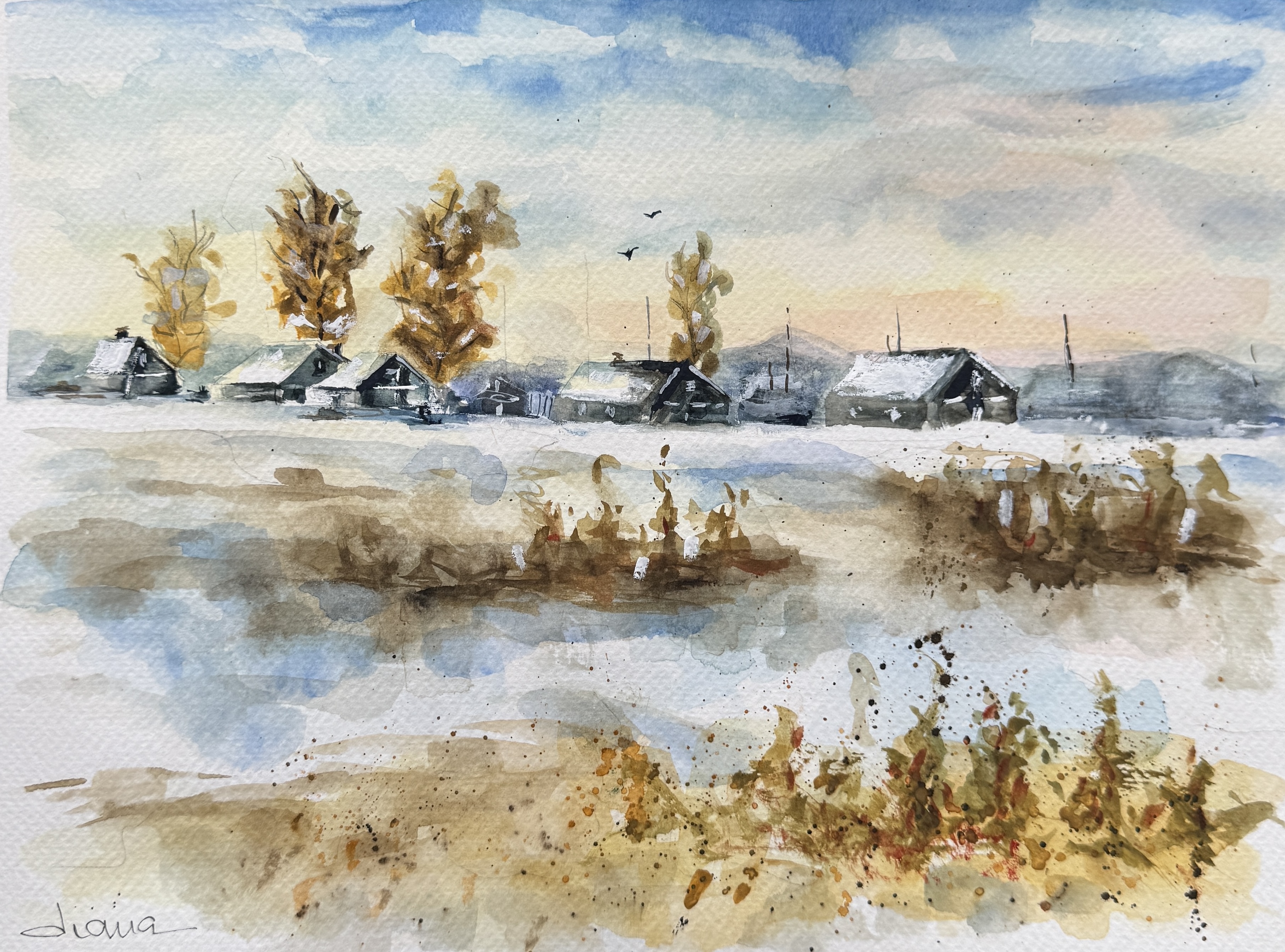 Snow Kissed Village