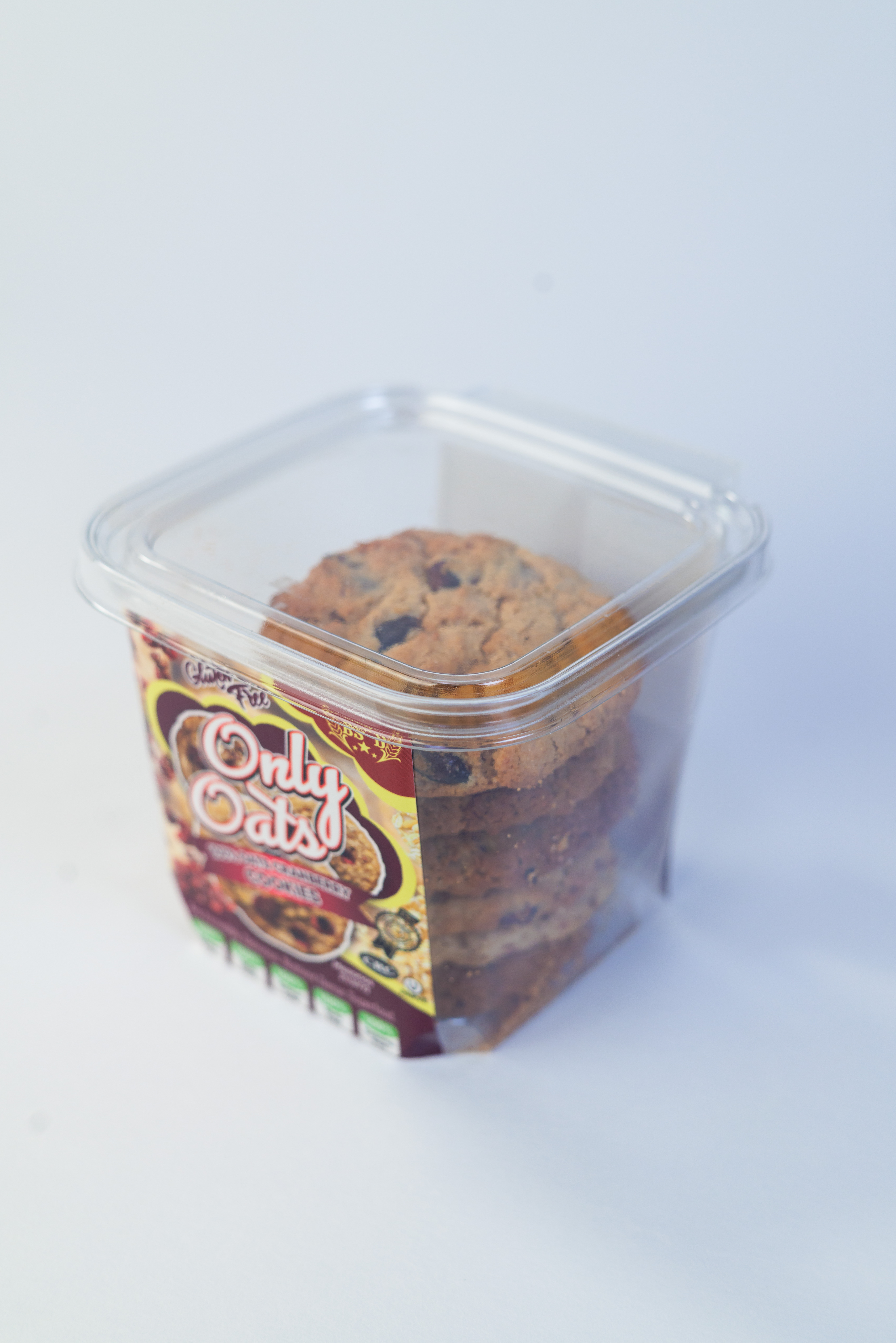 Only Oats Cranberry Gluten Free Cookies