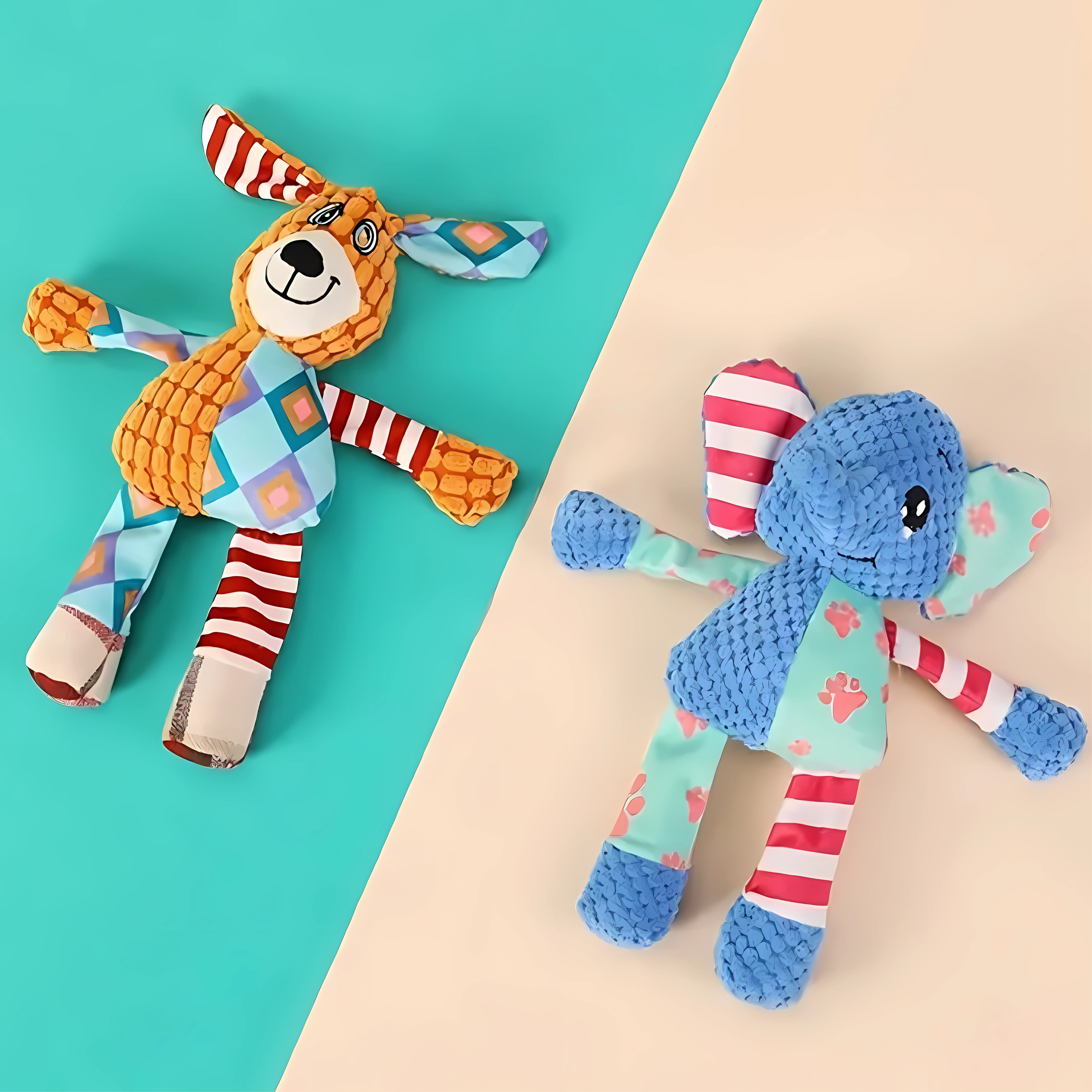 Peluche Interattivo a Forma di Cane🐶 ed Elefante🐘