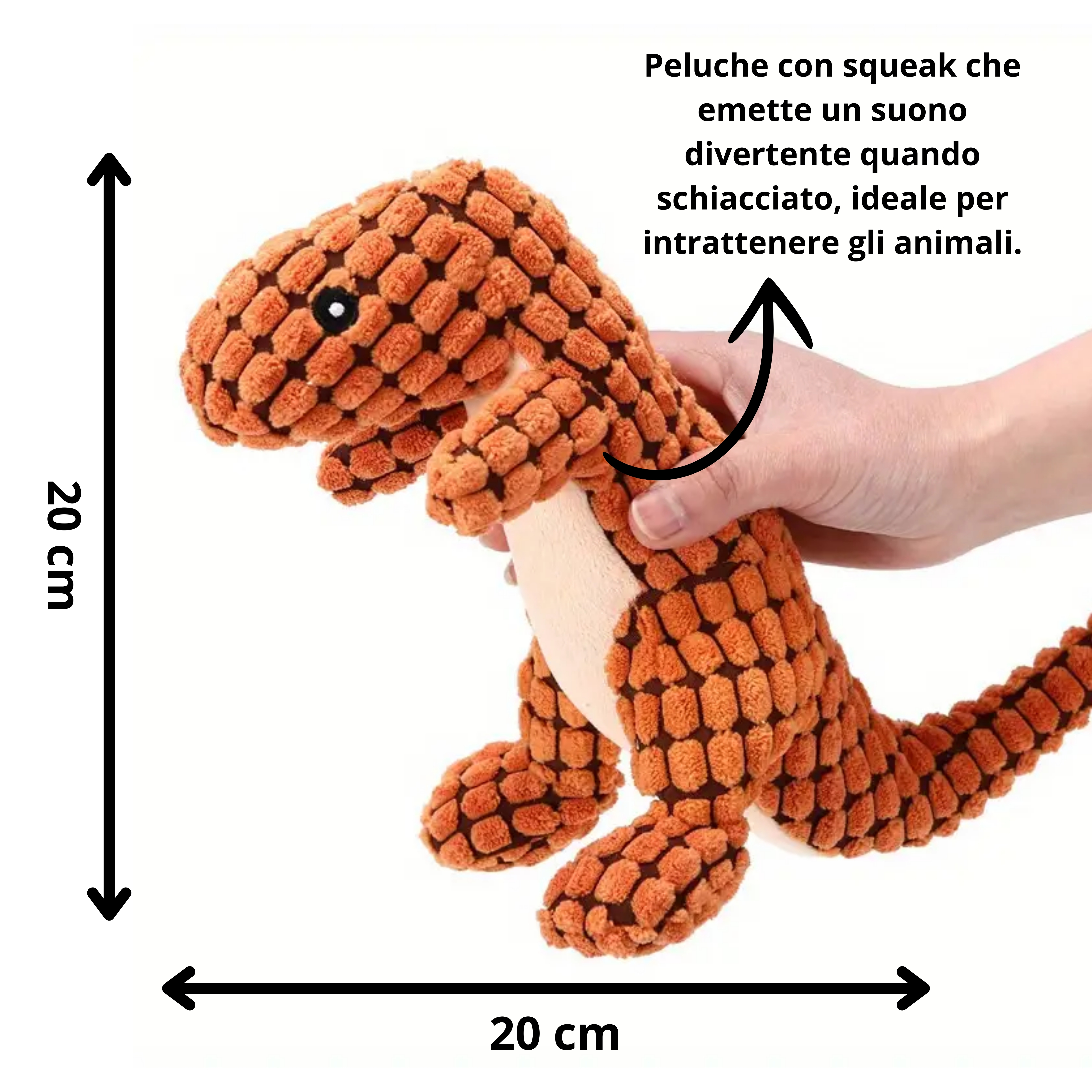 Peluche Interattivo a Forma di Dinosauro🦖