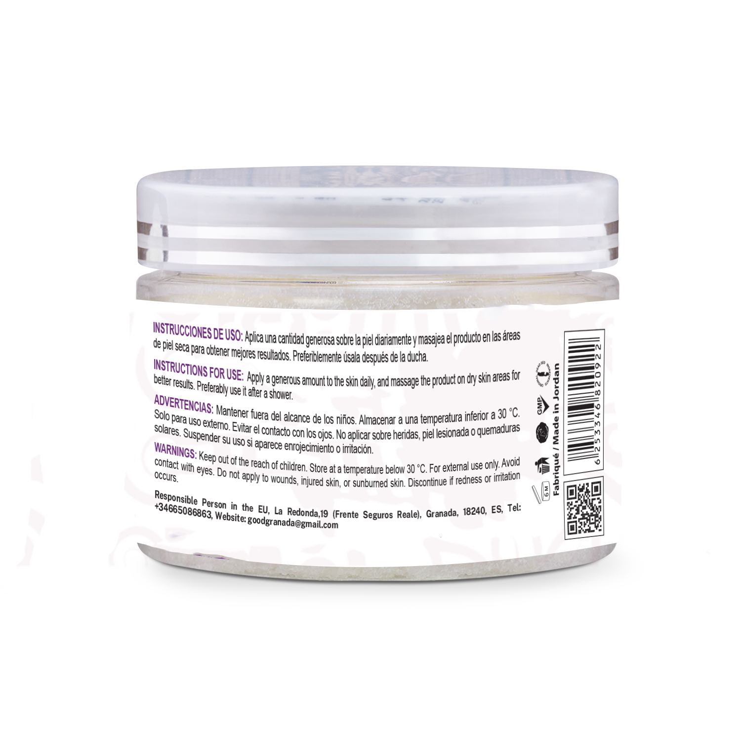 Shea Body Butter with Dead Sea Salts