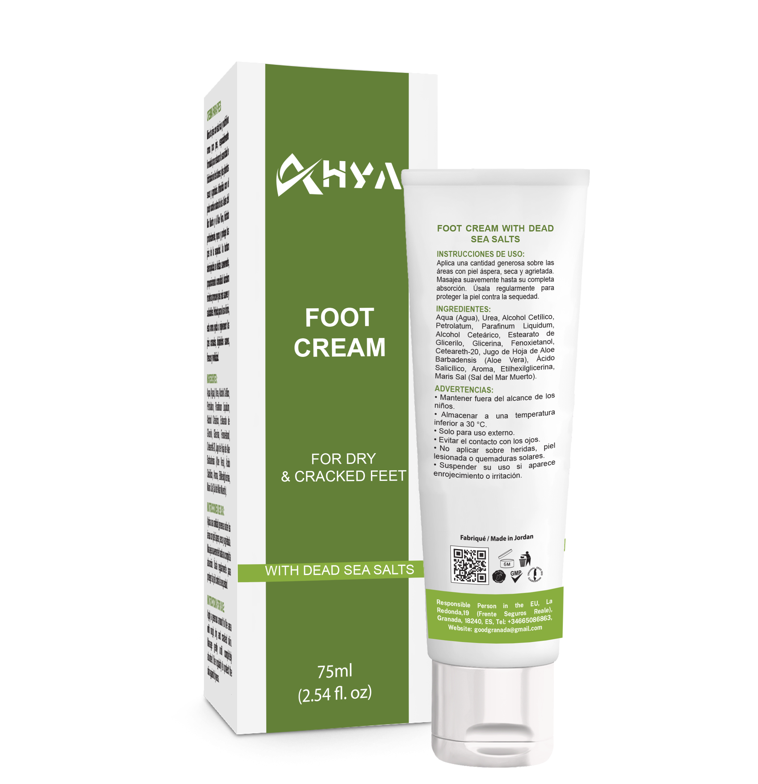 Foot Cream with Dead Sea Salts