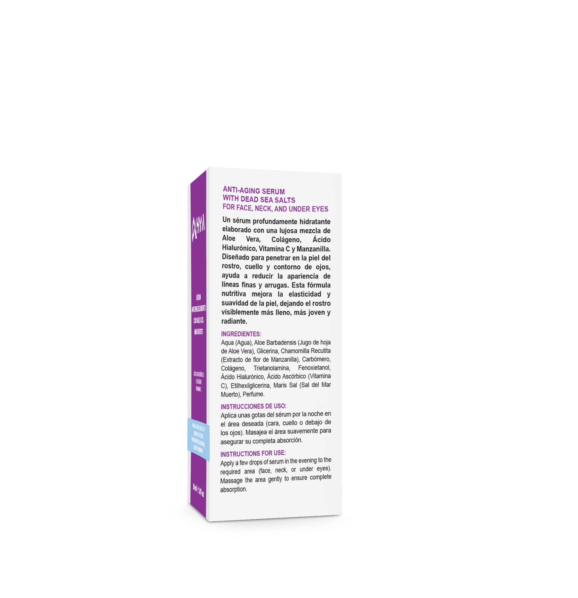 Anti-Aging Serum with Dead Sea Salts