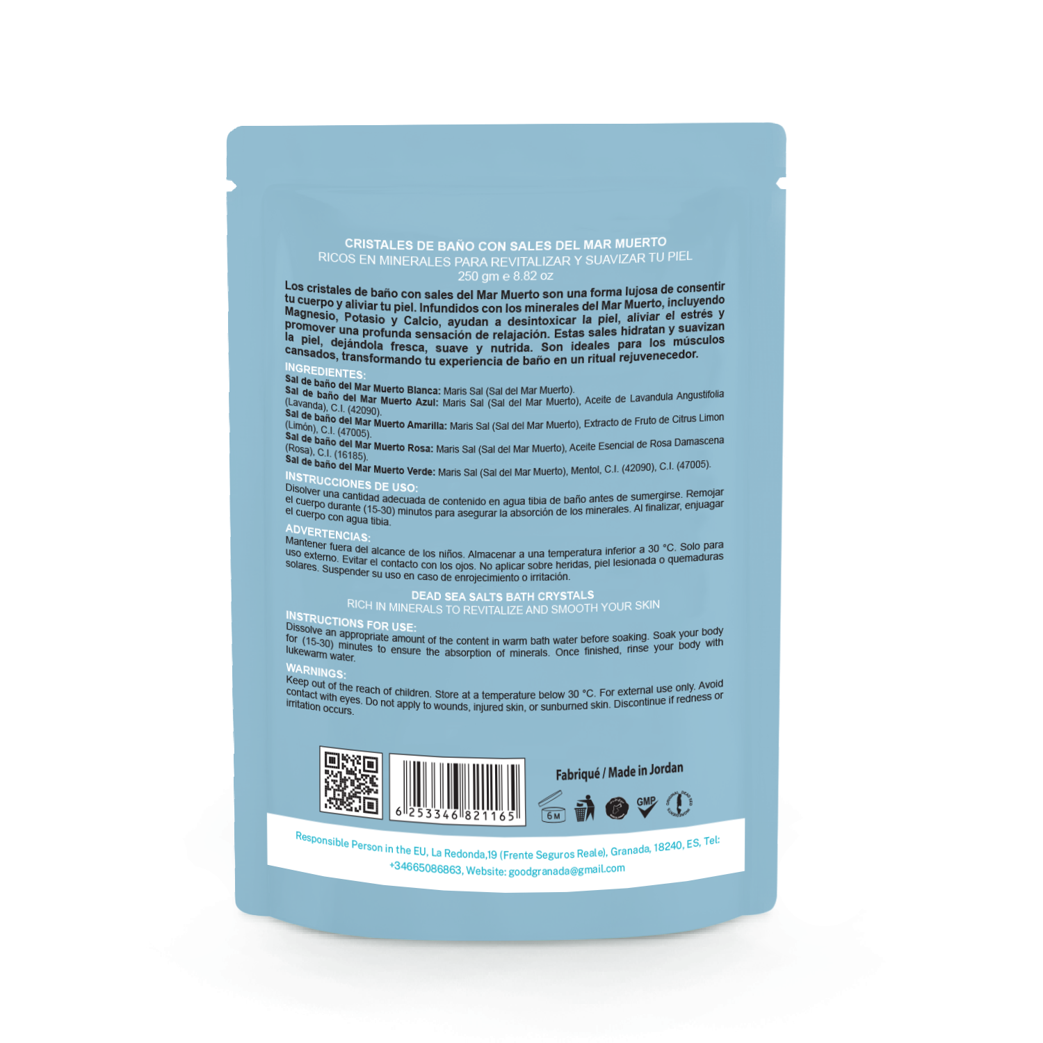 Dead Sea Bath Salt Crystals