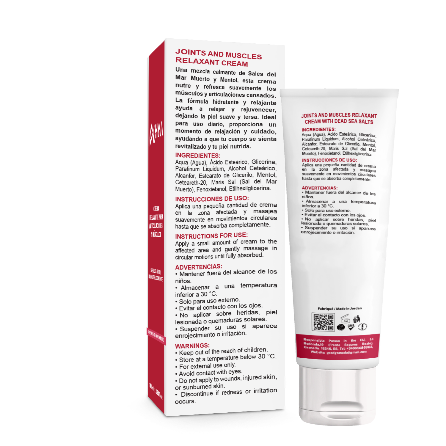 Joints and Muscles Relaxant Cream