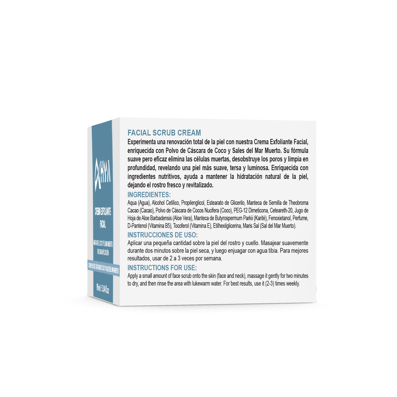 Facial Scrub Cream With Coconut 