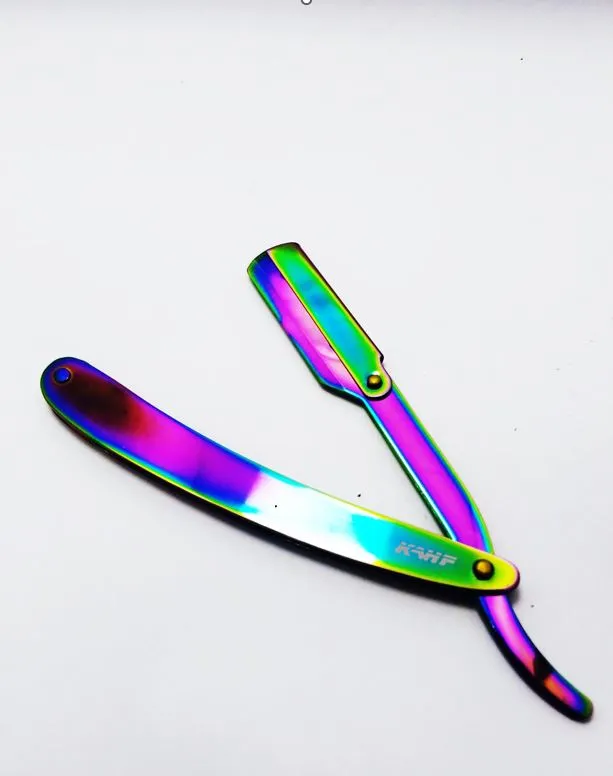 Rainbow Straight Razor